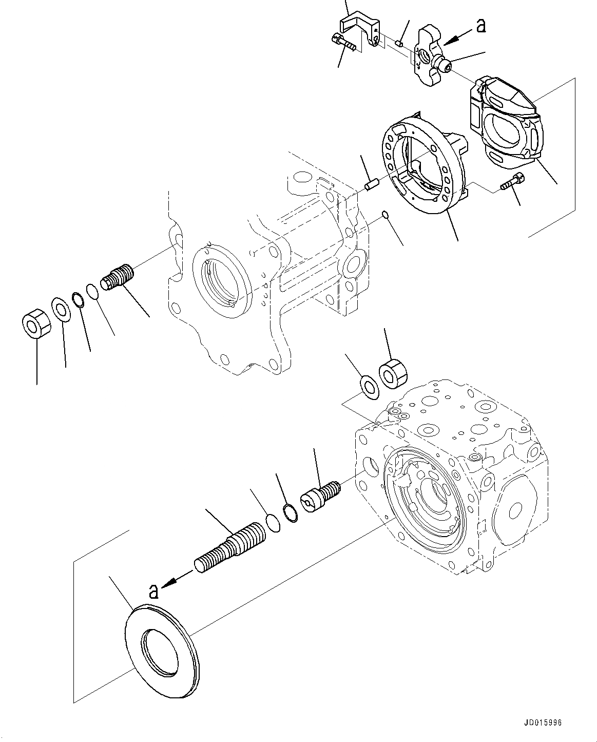 Схема запчастей Komatsu PC2000-8 - NO. НАСОС, ВНУТР. ЧАСТИ (/8) (№9-) NO. НАСОС