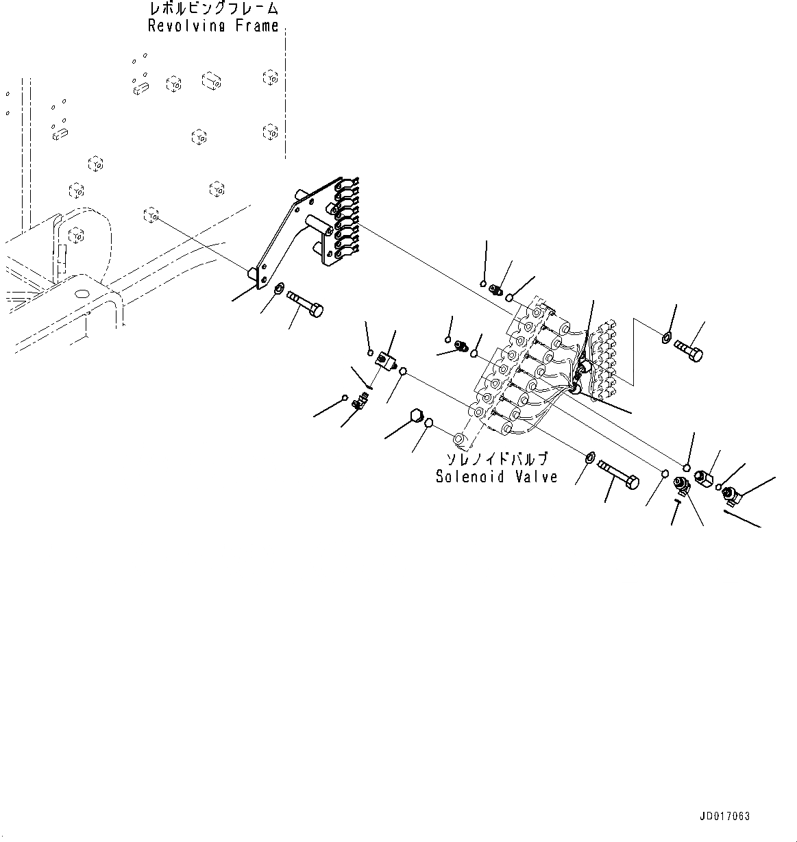 Схема запчастей Komatsu PC2000-8 - СОЛЕНОИДНЫЙ КЛАПАН, КЛАПАН КОМПОНЕНТЫ (№9-7) СОЛЕНОИДНЫЙ КЛАПАН, ДЛЯ ПОВОРОТН.