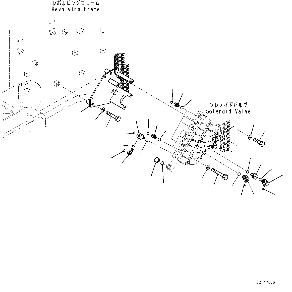 Схема запчастей Komatsu PC2000-8 - СОЛЕНОИДНЫЙ КЛАПАН, КЛАПАН КОМПОНЕНТЫ (/) (№9-) СОЛЕНОИДНЫЙ КЛАПАН, ДЛЯ ПОГРУЗ.