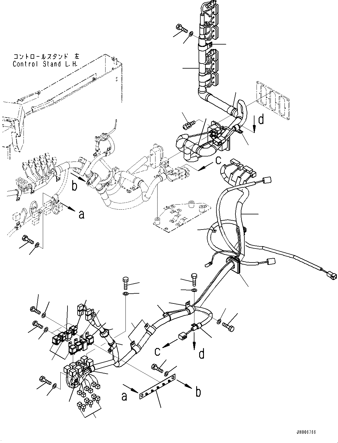 Схема запчастей Komatsu PC2000-8 - КАБИНА, КОНДИЦ. ВОЗДУХА И КОНТРОЛЛЕР ПРОВОДКА (№9-) КАБИНА, ПРЯМАЯ ЛОПАТА, НИЖН. РАЗГРУЗКА ТИП, С AM-FM РАДИО ДЛЯ АЗИИ, ОГНЕТУШИТЕЛЬ