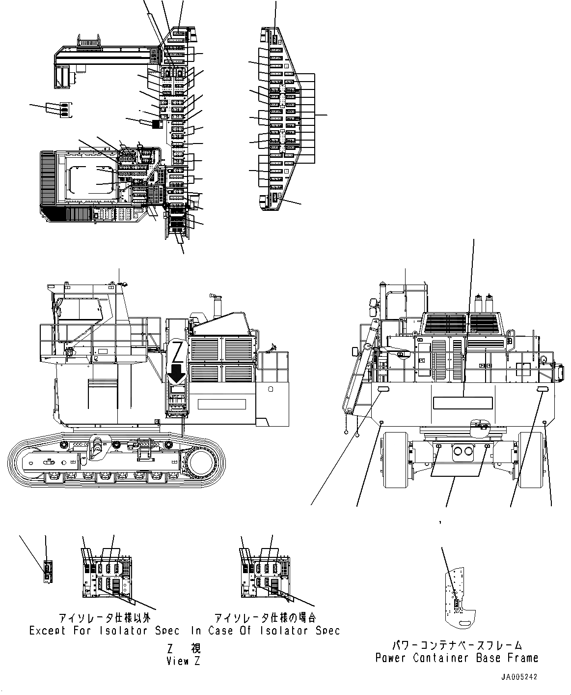Схема запчастей Komatsu PC2000-8 - МАРКИРОВКА, ANTI SLIP (№7-) МАРКИРОВКА, ИСПАНИЯ-АНГЛ.