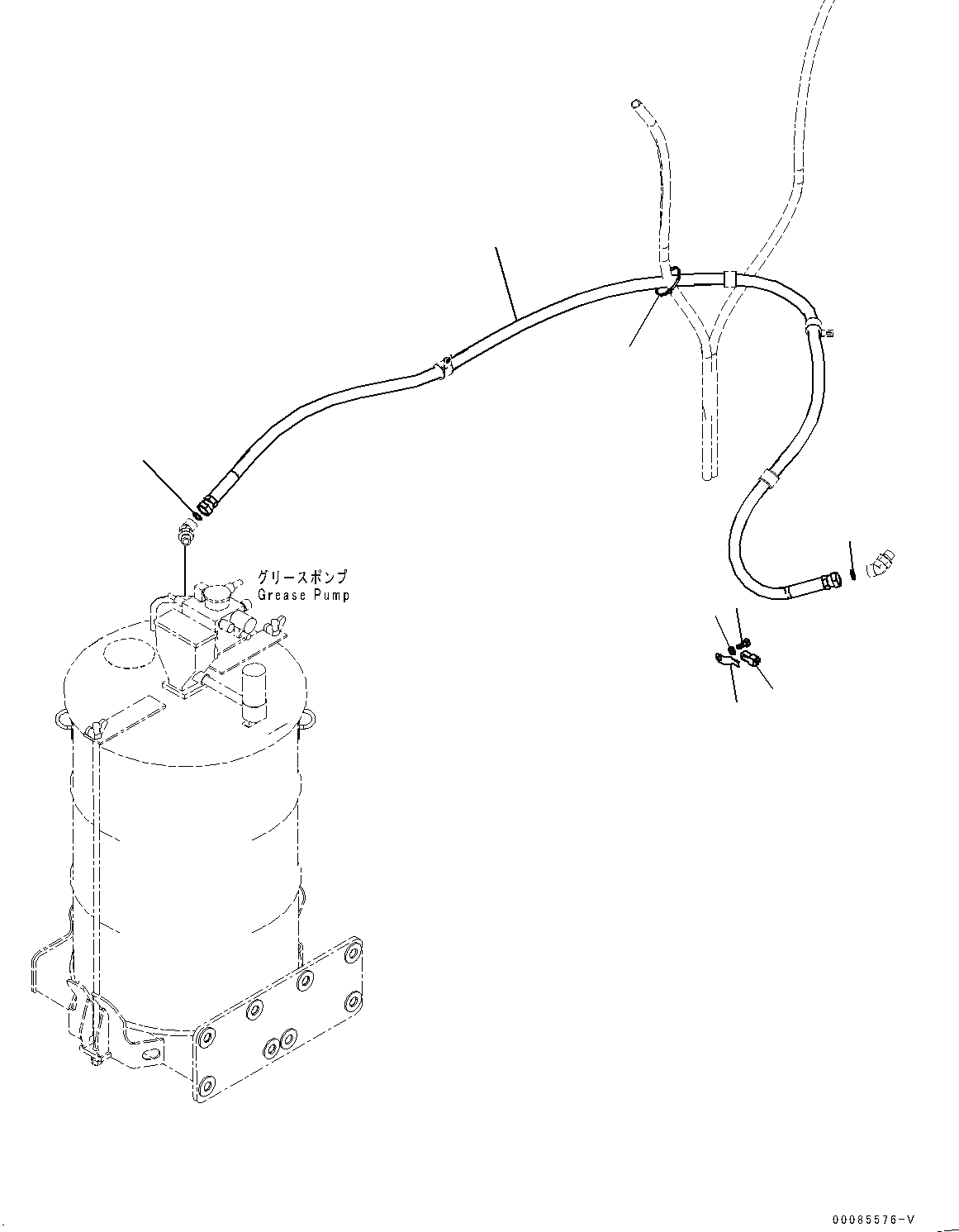 Схема запчастей Komatsu PC2000-8 - НАСОС СМАЗКИ, ТРУБЫ (№9-) НАСОС СМАЗКИ, АВТОМАТИЧ.-СИСТ. СМАЗКИ СИСТЕМА, SERVICE ЦЕНТР.