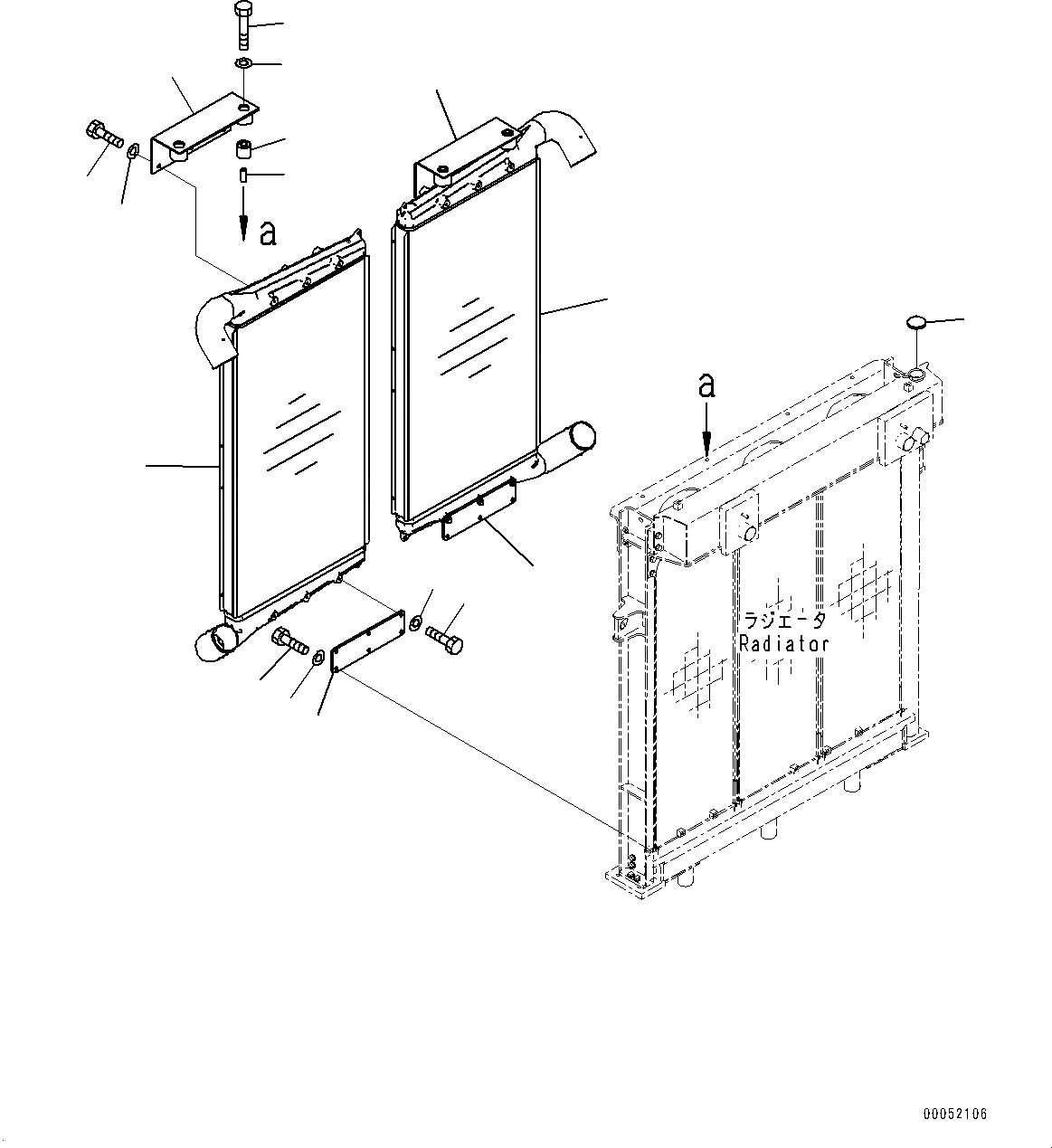 Схема запчастей Komatsu PC2000-8 - СИСТЕМА ОХЛАЖДЕНИЯ, ПОСЛЕОХЛАДИТЕЛЬ И ISOLATOR (№9-) СИСТЕМА ОХЛАЖДЕНИЯ, БЕЗ SERVICE ЦЕНТР., СМАЗ. ОТСЕКАЮЩ. КЛАПАН