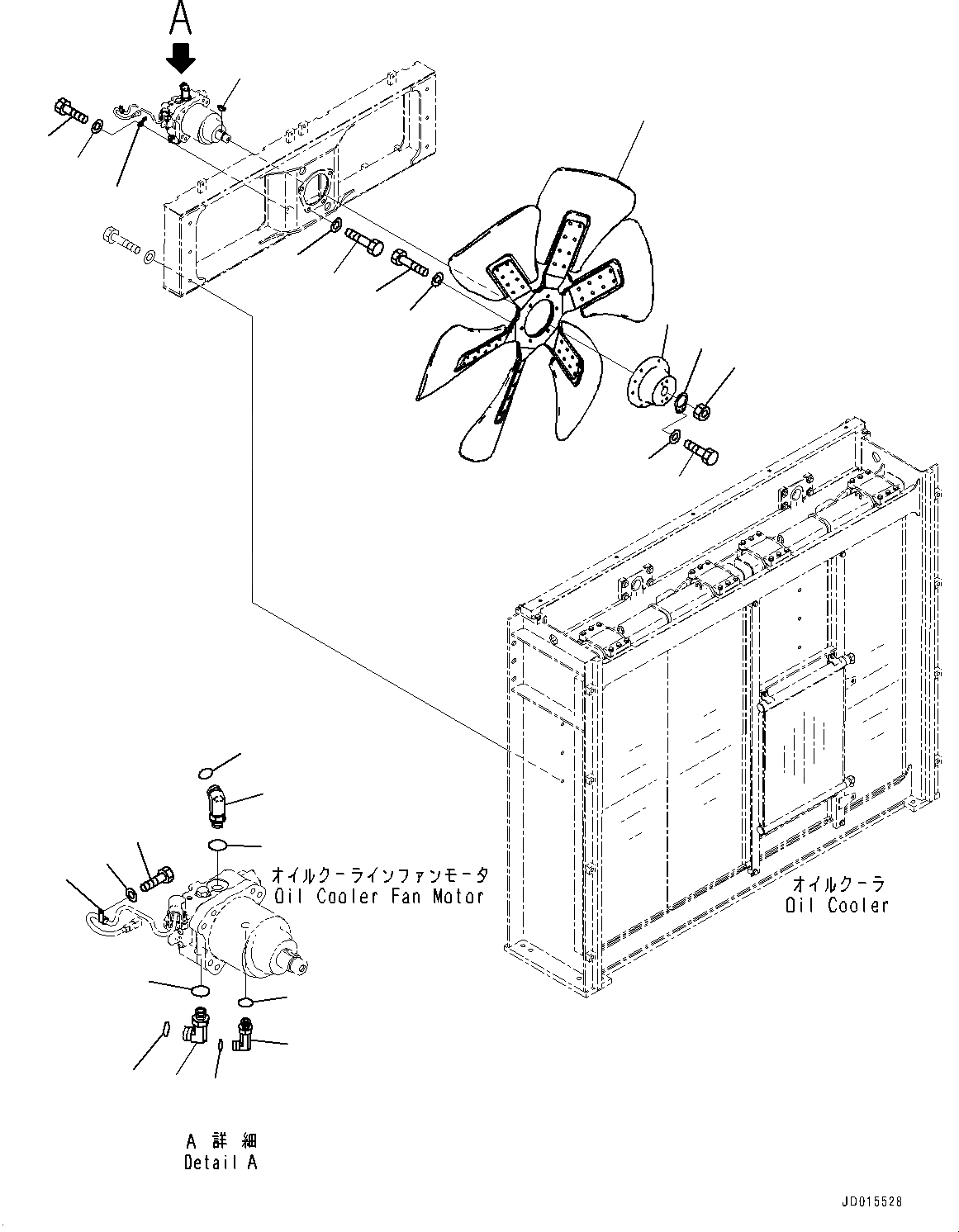 Схема запчастей Komatsu PC2000-8 - СИСТЕМА ОХЛАЖДЕНИЯ, МОТОР ВЕНТИЛЯТОРА КОМПОНЕНТЫ (/) (№9-) СИСТЕМА ОХЛАЖДЕНИЯ, БЕЗ SERVICE ЦЕНТР., СМАЗ. ОТСЕКАЮЩ. КЛАПАН