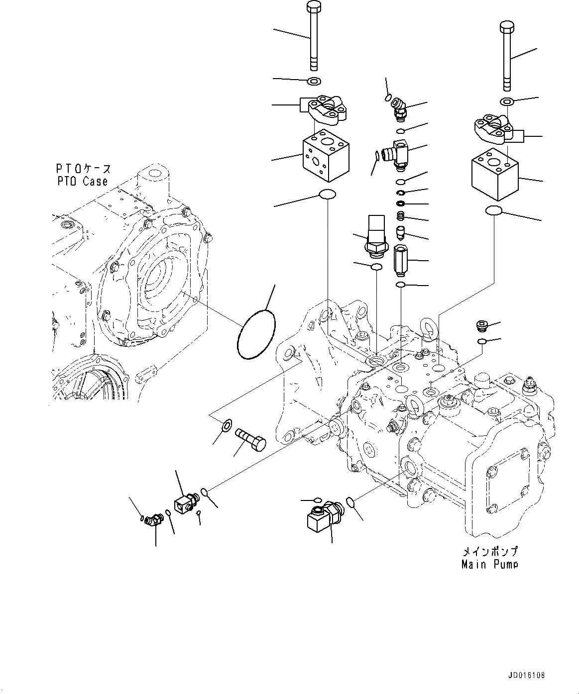 Схема запчастей Komatsu PC2000-8 - NO. НАСОС, НАСОС КРЕПЛЕНИЕ (№9-) NO. НАСОС
