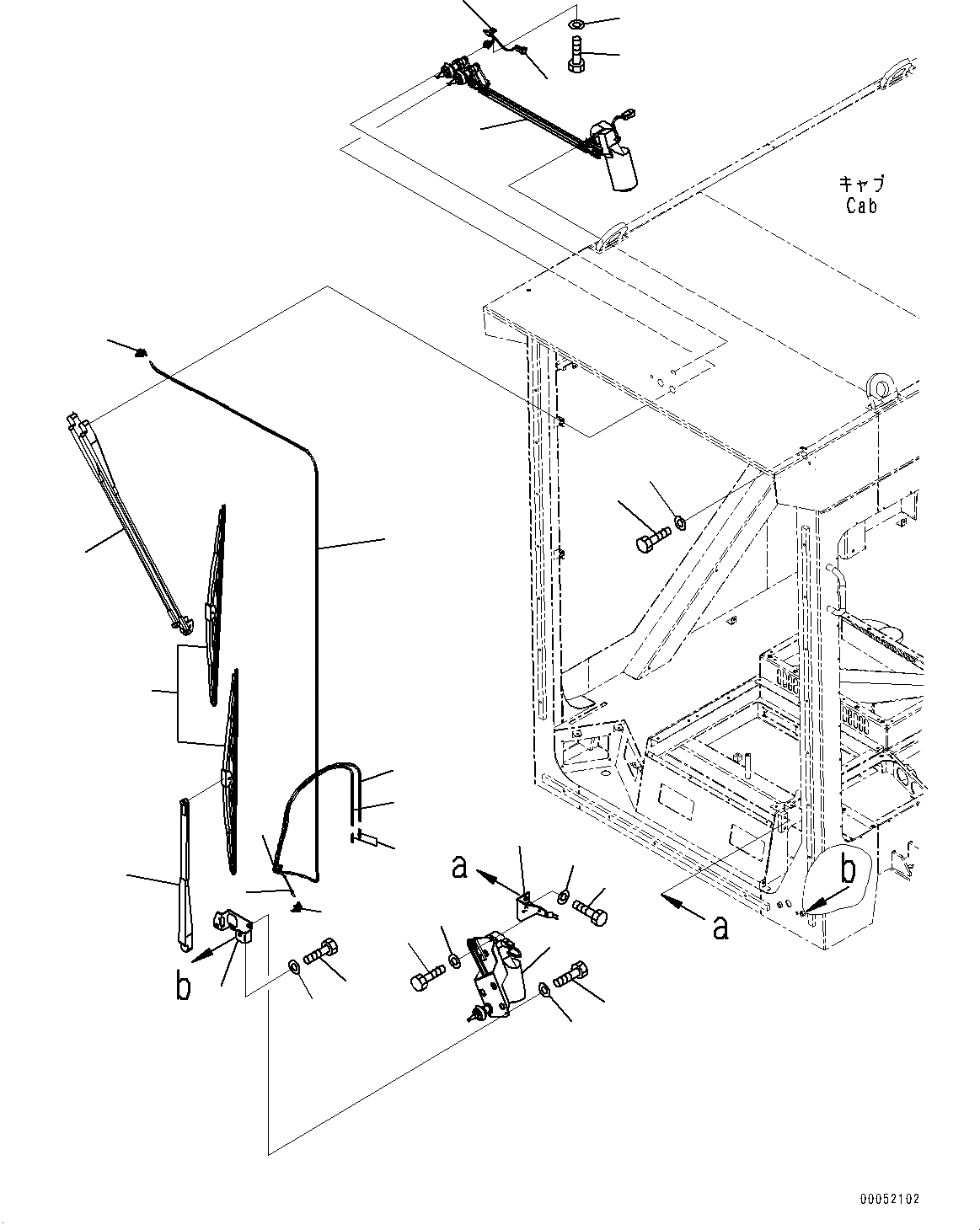 Схема запчастей Komatsu PC2000-8 - КАБИНА, ДВОРНИКИ (№9-) КАБИНА, ПРЯМАЯ ЛОПАТА, НИЖН. РАЗГРУЗКА ТИП, С AMBER COLOR WARNING МИГАЛКА, КАБИНА ПЕРЕДН. ПОЛН. ЗАЩИТА, AM-FM РАДИО ДЛЯ АЗИИ, FIRE EXTINGU
