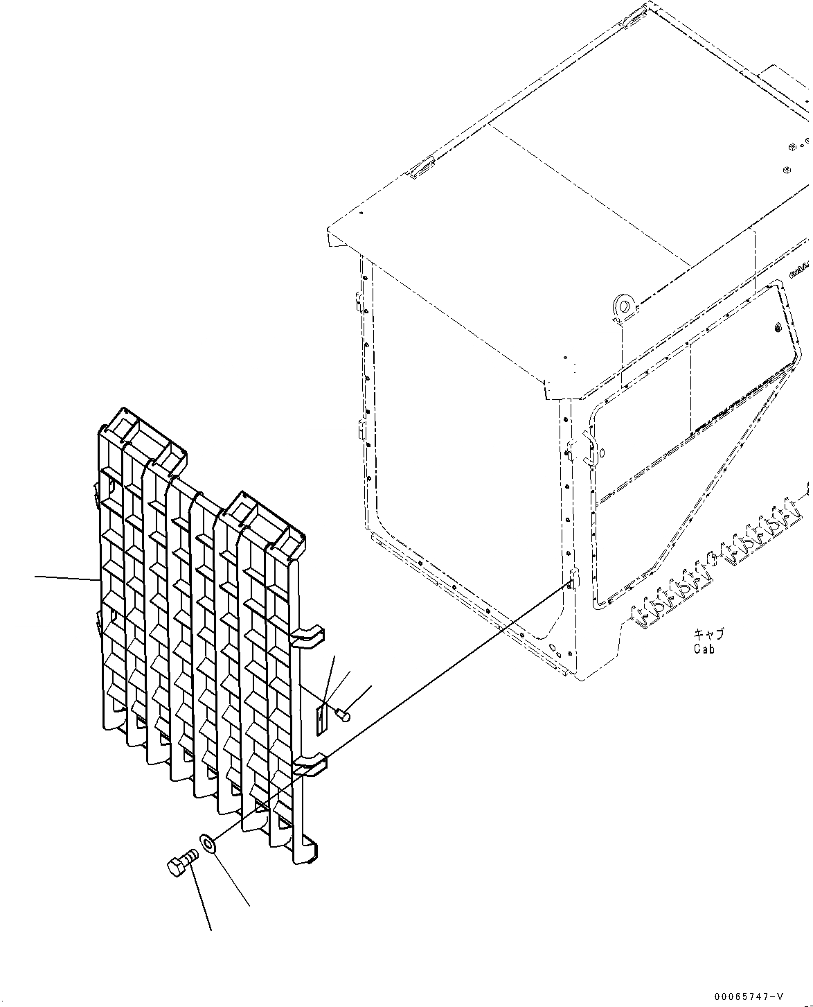 Схема запчастей Komatsu PC2000-8 - ФРОНТАЛЬНАЯ ЗАЩИТА (№9-) ФРОНТАЛЬНАЯ ЗАЩИТА, РОССИЯ