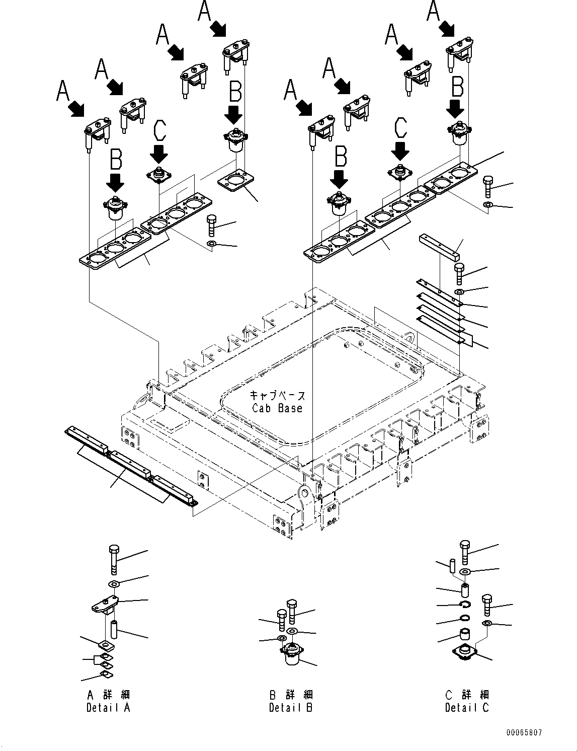 Схема запчастей Komatsu PC2000-8 - КРЕПЛЕНИЕ ОСН. КОНСТРУКЦИИING (№9-) КРЕПЛЕНИЕ ОСН. КОНСТРУКЦИИING, ДЛЯ ФРОНТАЛЬН. ЗАЩИТЫ