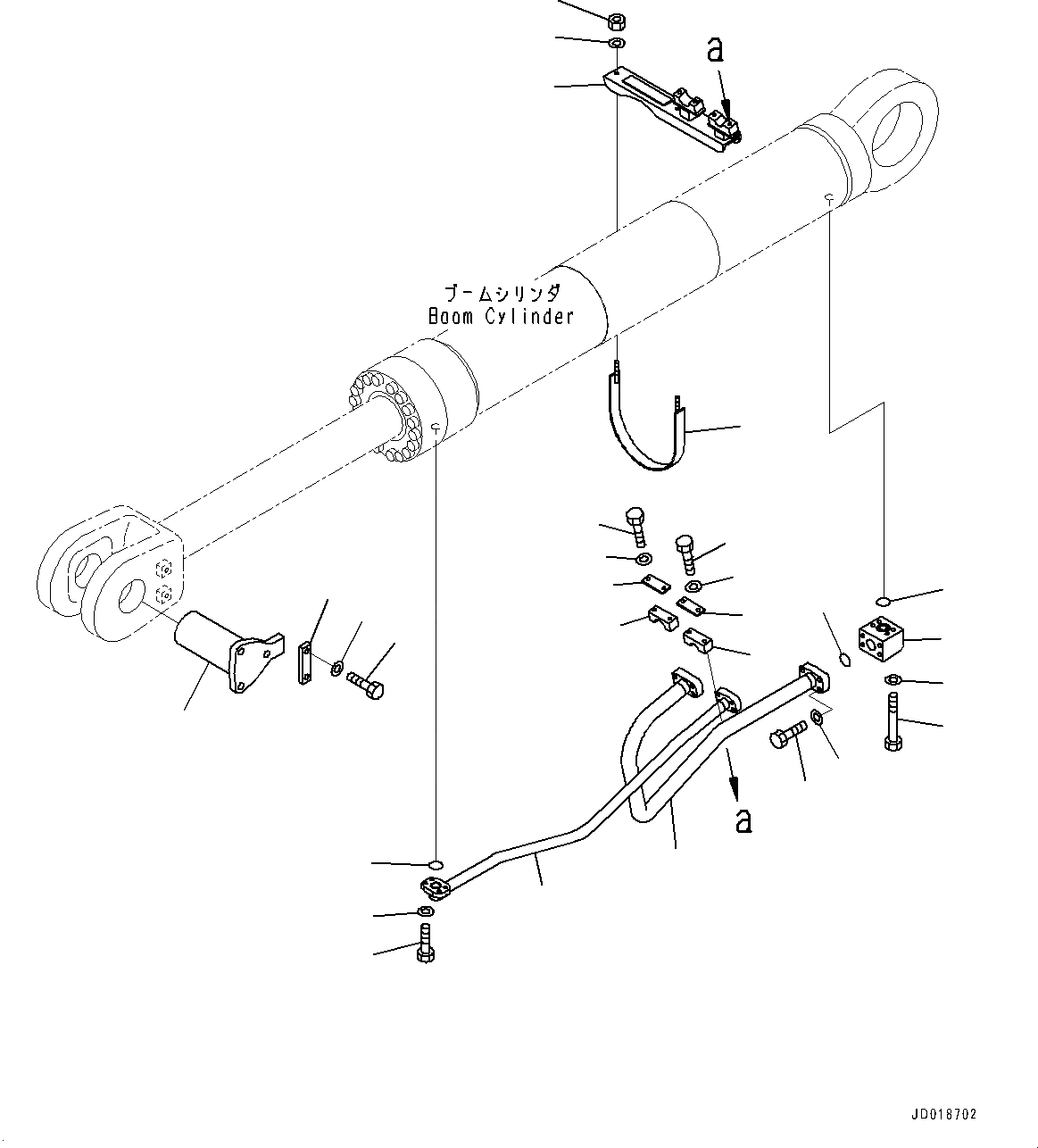 Схема запчастей Komatsu PC2000-8 - ПРЯМАЯ ЛОПАТА, СТРЕЛА И РУКОЯТЬ, ЦИЛИНДР СТРЕЛЫТРУБЫ, ЛЕВ. (№9-9) ПРЯМАЯ ЛОПАТА, СТРЕЛА И РУКОЯТЬ