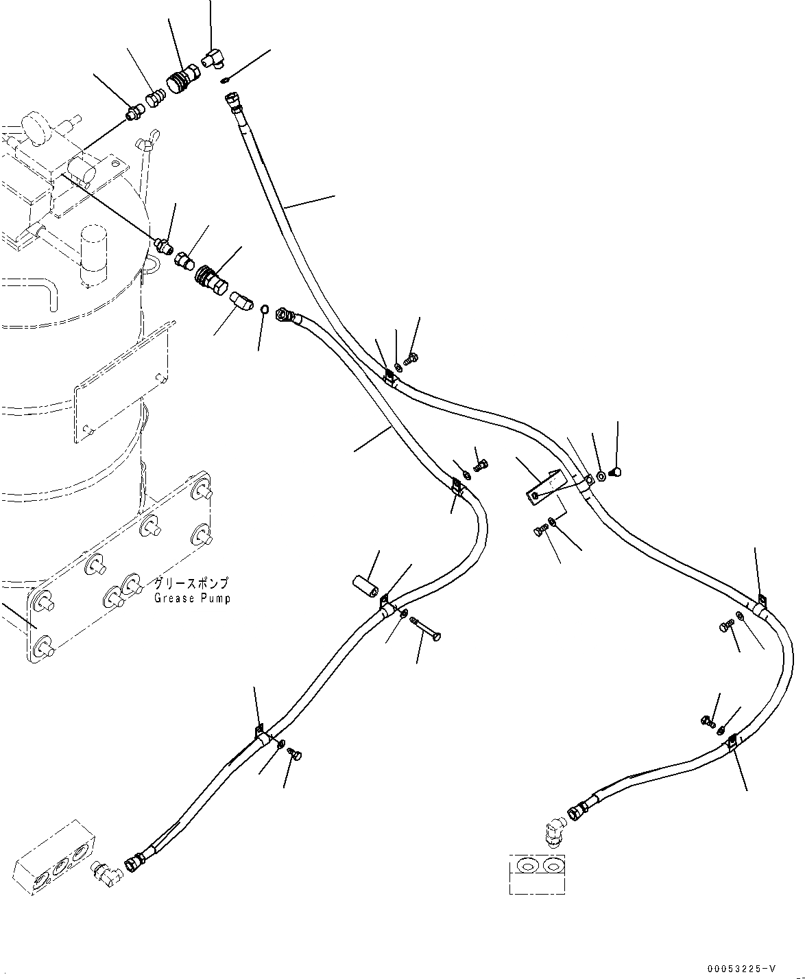 Схема запчастей Komatsu PC2000-8 - НАСОС СМАЗКИ, ГИДРАВЛ МОТОР ТРУБЫ (№9-) НАСОС СМАЗКИ, АВТОМАТИЧ.-СИСТ. СМАЗКИ СИСТЕМА, БЫСТРОСЪЕМН. МЕХ-М, СМАЗ. REFILL