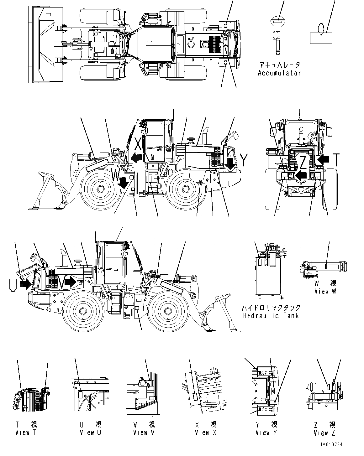 Схема запчастей Komatsu WA320PZ-6 - МАРКИРОВКА, ПЛАСТИНА (№77-) МАРКИРОВКА, ДЛЯ АНГЛ., ЕС БЕЗОПАСН. REGULATION, ЕСКАНАТ СПЕЦ-ЯIFICATION