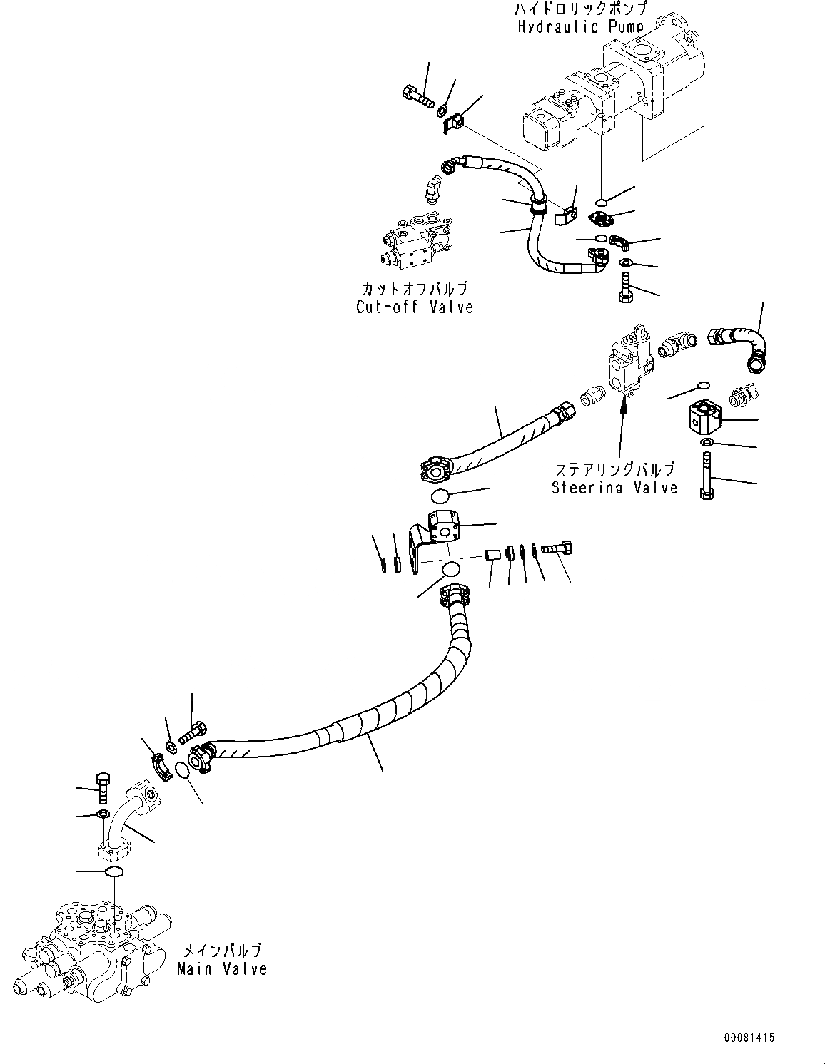 Схема запчастей Komatsu WA320PZ-6 - ГИДРОЛИНИЯ, С 3-Х СЕКЦ. КОНТР. КЛАПАНОМ, MULTI-COUPLER, СЕВ. АМЕРИКА, ECSS, ЭКСТРЕНН. РУЛЕВ. УПРАВЛЕНИЕ, АВТОМАТИЧ. УПРАВЛ-Е ТИП, DE ГИДРОЛИНИЯ, С 3-Х СЕКЦ. КОНТР. КЛАПАНОМ, MULTI-COUPLER, СЕВ. АМЕРИКА, ECSS, ЭКСТРЕНН. 