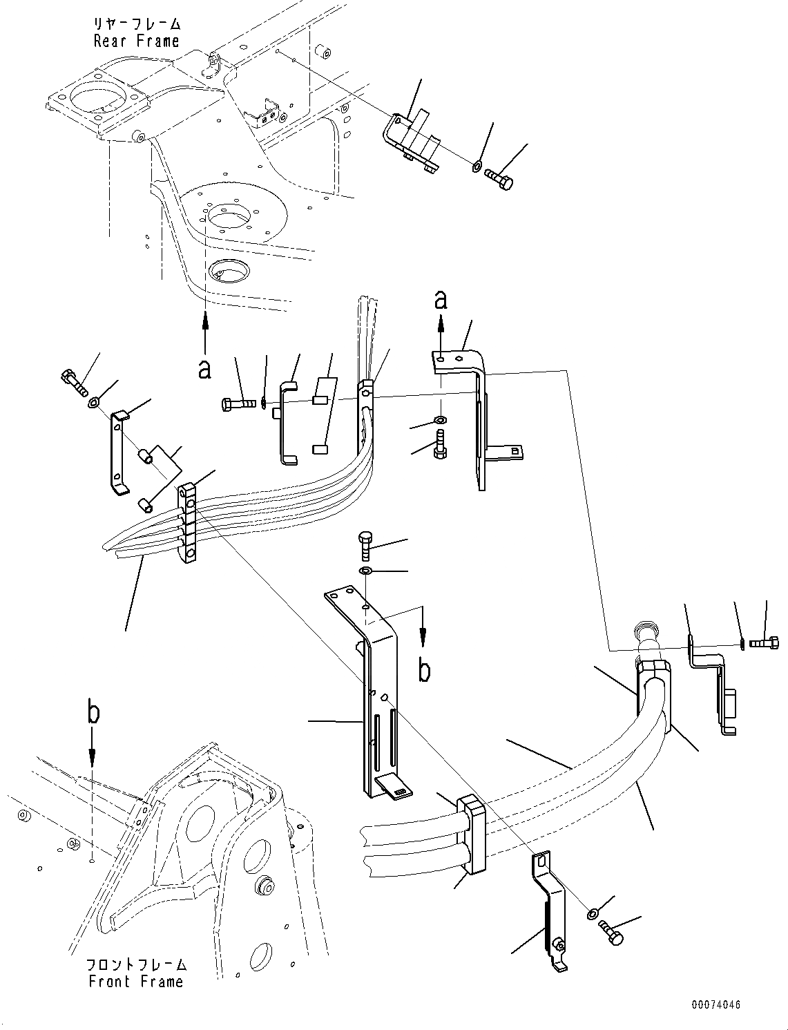 Схема запчастей Komatsu WA320PZ-6 - ГИДРОЛИНИЯ, 2-Х СЕКЦИОНН. КЛАПАН ARRANGEMENT, С ПОГРУЗ. METER, КОРПУС И КРЕПЛЕНИЕ (№7-) ГИДРОЛИНИЯ, 2-Х СЕКЦИОНН. КЛАПАН ARRANGEMENT, С ПОГРУЗ. METER