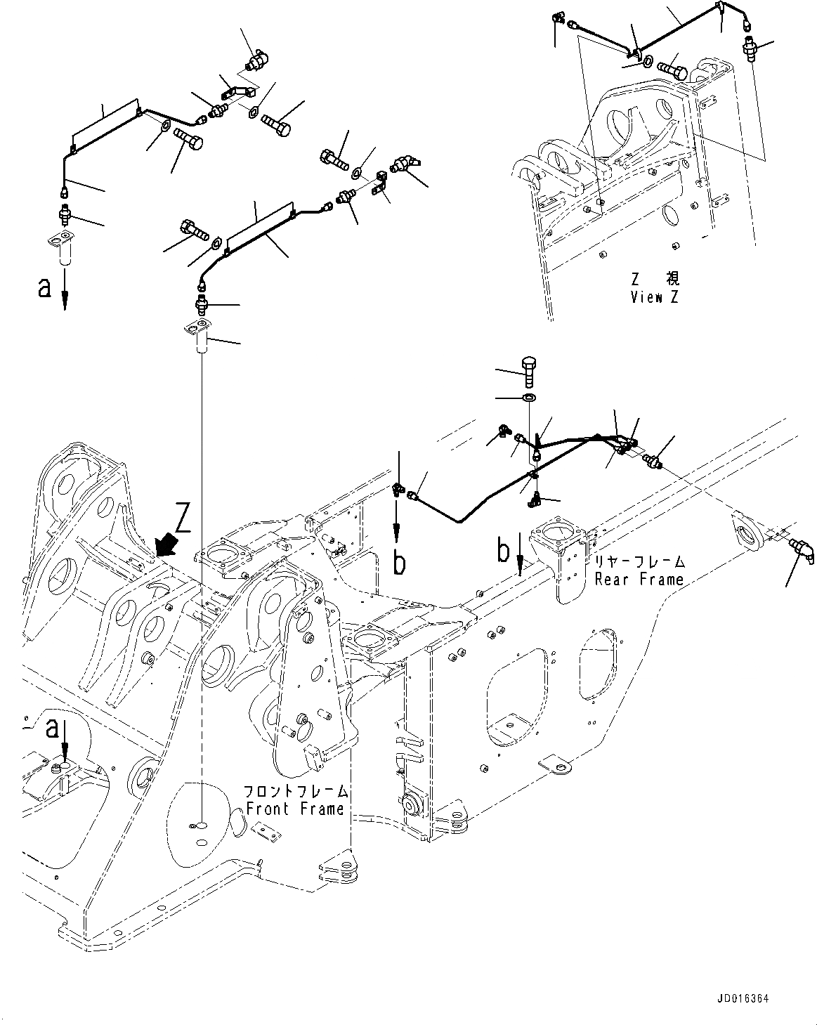 Схема запчастей Komatsu WA320PZ-6 - УДАЛЕНН. СИСТ. СМАЗКИ ТРУБКА, ДЛЯ MACHINE БЕЗ СИСТЕМА АВТОМАТИЧ. СМАЗКИ (№7-) УДАЛЕНН. СИСТ. СМАЗКИ ТРУБКА, ДЛЯ MACHINE БЕЗ СИСТЕМА АВТОМАТИЧ. СМАЗКИ