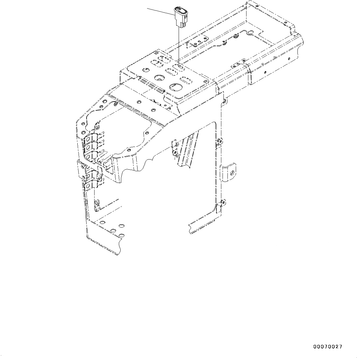 Схема запчастей Komatsu WA320PZ-6 - ПЕРЕКЛЮЧАТЕЛЬ, С АВТОМАТИЧ. РЕВЕРСИВН. ВЕНТИЛЯТОР ОХЛАЖДЕНИЯ (№7-) ПЕРЕКЛЮЧАТЕЛЬ, С АВТОМАТИЧ. РЕВЕРСИВН. ВЕНТИЛЯТОР ОХЛАЖДЕНИЯ
