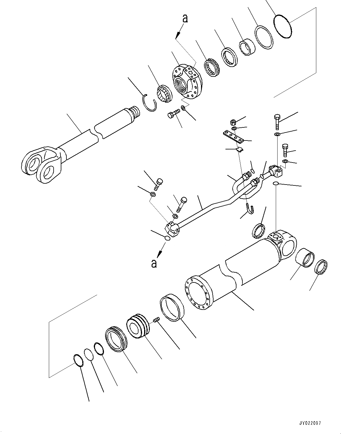 Схема запчастей Komatsu WA320PZ-6 - СТРЕЛА ГИДРОЦИЛИНДР ПОДЪЕМА, БЕЗ ПРЕДОТВРАЩЕНИЕ СМЕЩЕНИЮ КЛАПАН, ВНУТР. ЧАСТИ (№7-) СТРЕЛА ГИДРОЦИЛИНДР ПОДЪЕМА, БЕЗ ПРЕДОТВРАЩЕНИЕ СМЕЩЕНИЮ КЛАПАН