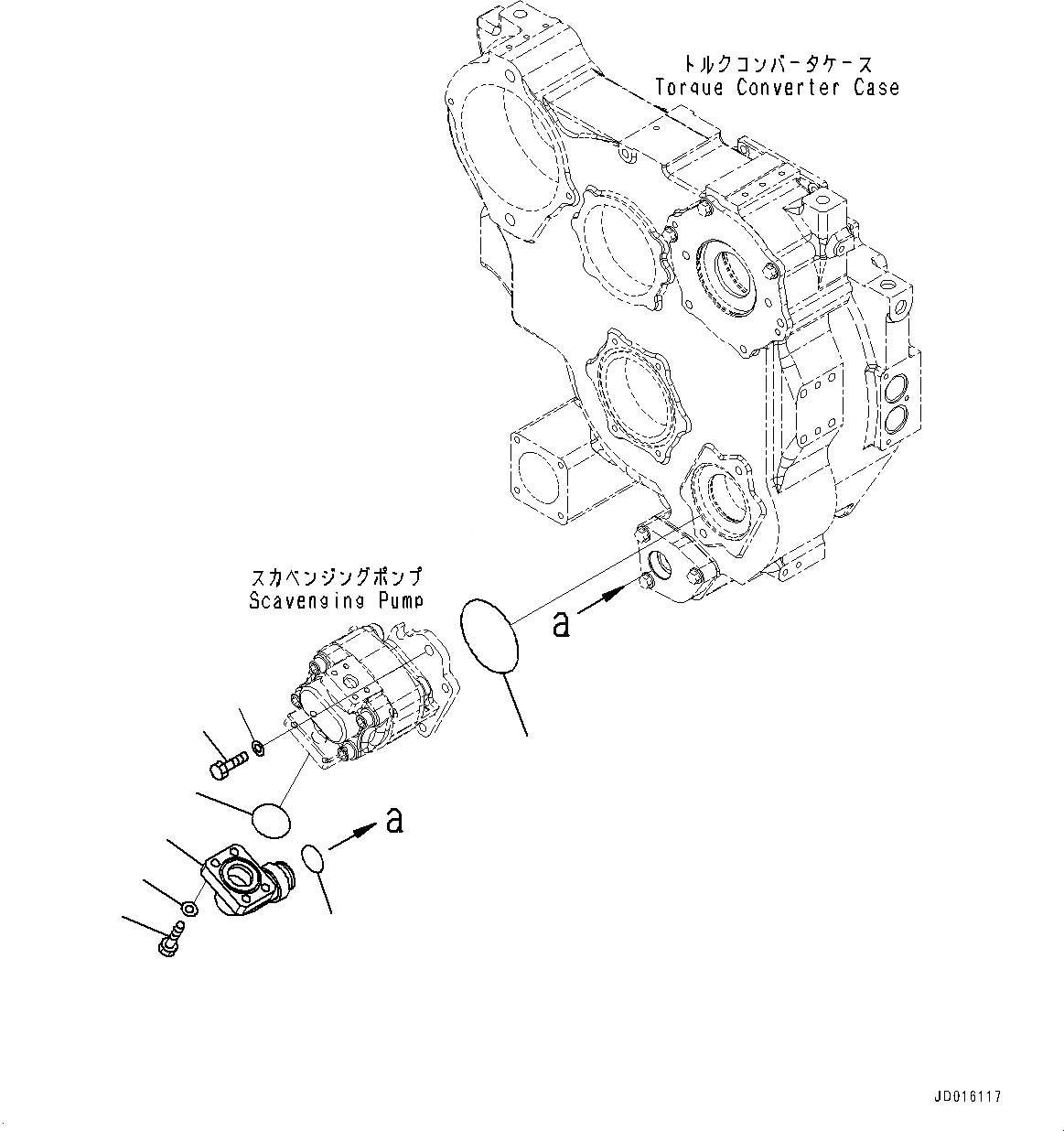 Схема запчастей Komatsu D85PX-15E0 - СИЛОВАЯ ПЕРЕДАЧА, ПРОДУВОЧН. НАСОС КРЕПЛЕНИЕ (№9-) СИЛОВАЯ ПЕРЕДАЧА, БЕЗ ДВИГАТЕЛЬ С ПОДОГРЕВАТЕЛЬ ХЛАДАГЕНТА