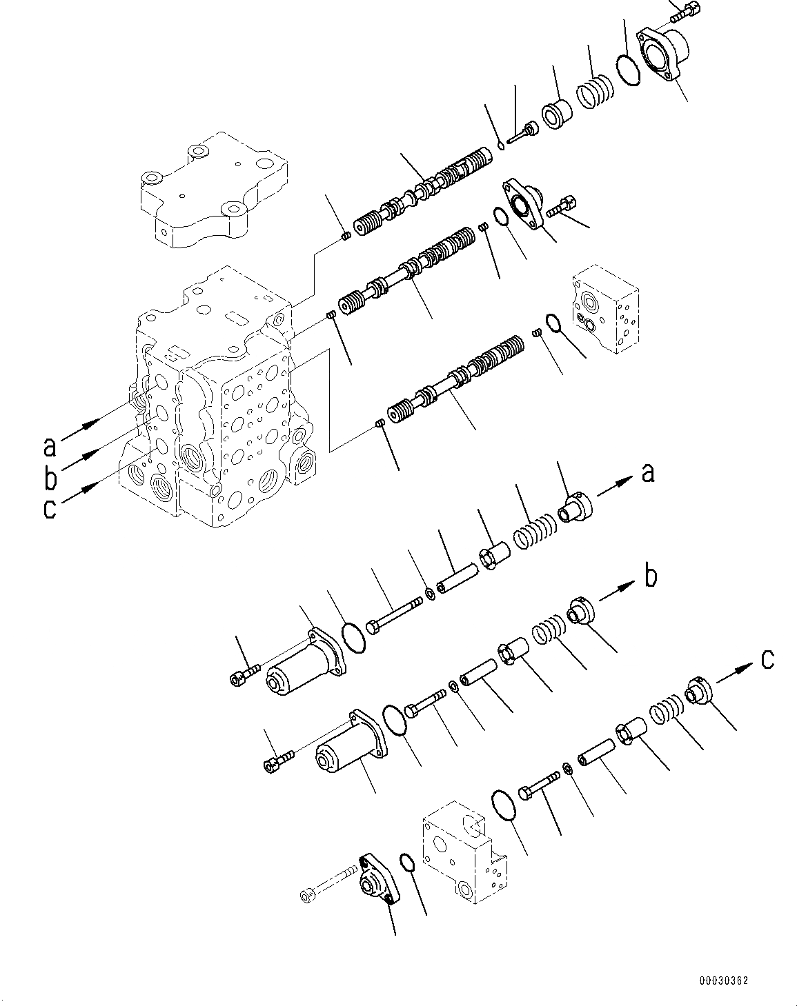 Схема запчастей Komatsu D85PX-15E0 - КРЫЛО, УПРАВЛЯЮЩ. КЛАПАН (/8) (№9-) КРЫЛО, С ВЫСОК. ЕМК. АККУМУЛЯТОР, КАБИНА, ДЛЯ СТРАН ЕС ARRANGEMENT