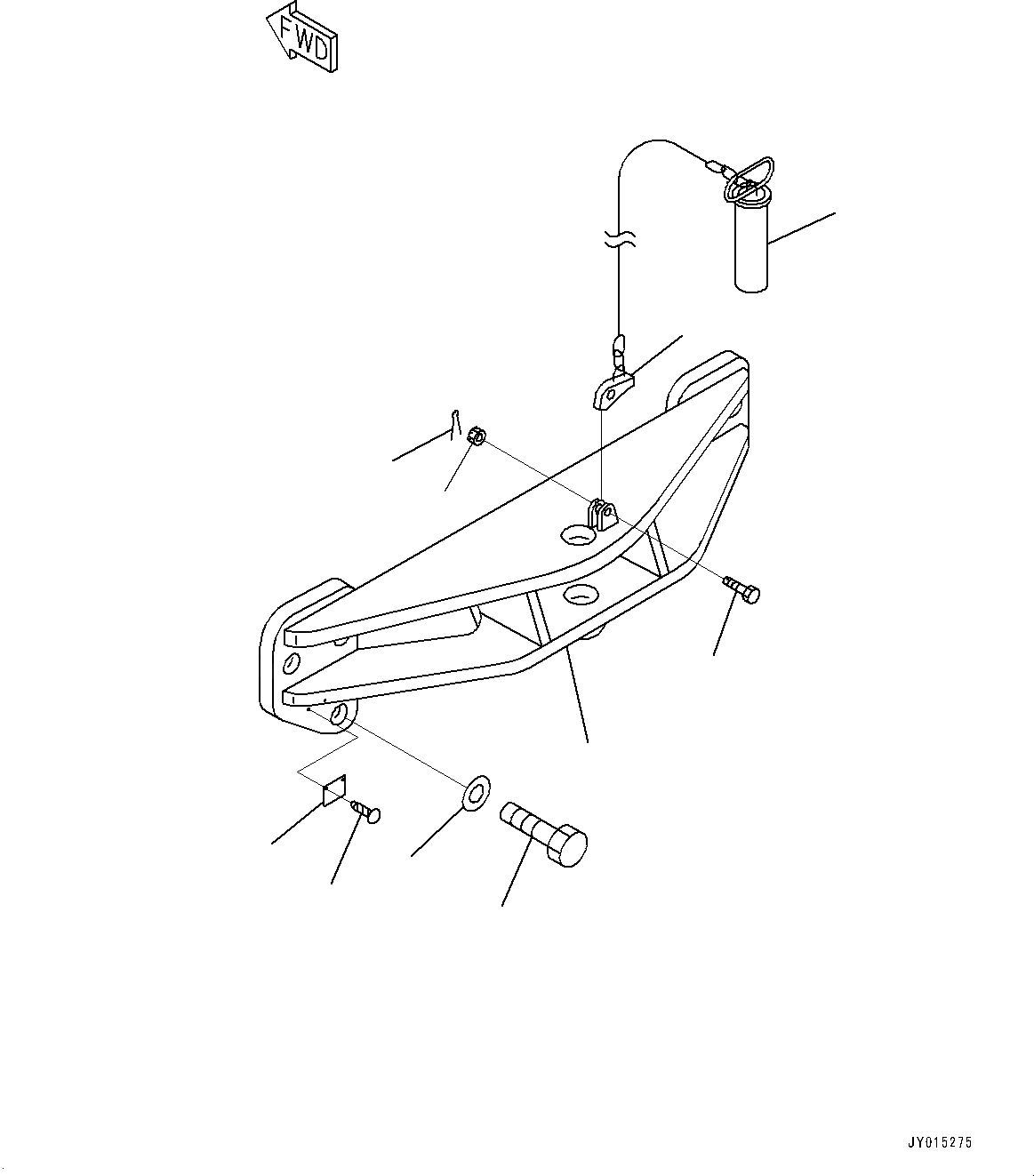 Схема запчастей Komatsu D85PX-15E0 - СЦЕПНОЕ УСТРОЙСТВО (№-) СЦЕПНОЕ УСТРОЙСТВО, ДЛЯ СТРАН ЕС НОВ. NOISE ARRANGEMENT , ЕС БЕЗОПАСН. REGULATION
