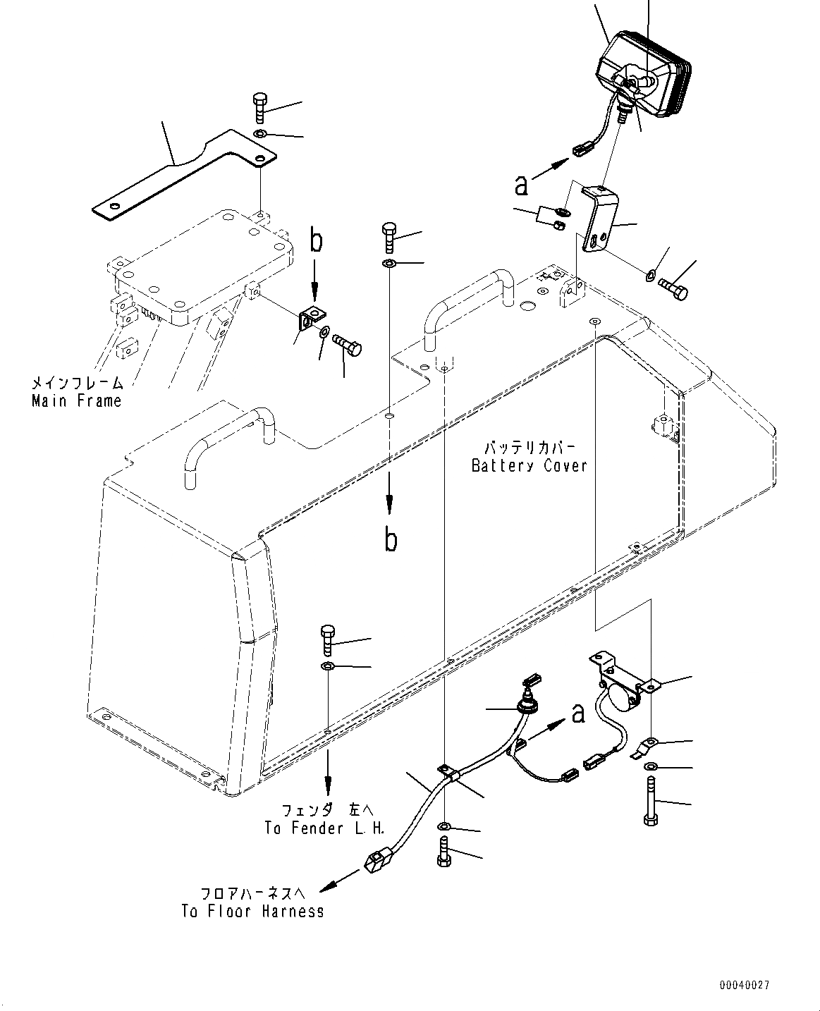 Схема запчастей Komatsu D85EX-15E0 - КРЫЛО КОМПОНЕНТЫ, BACKUP СИГНАЛИЗ-Я (№9-) КРЫЛО КОМПОНЕНТЫ, С ЯЩИК Д/ИНСТРУМЕНТА