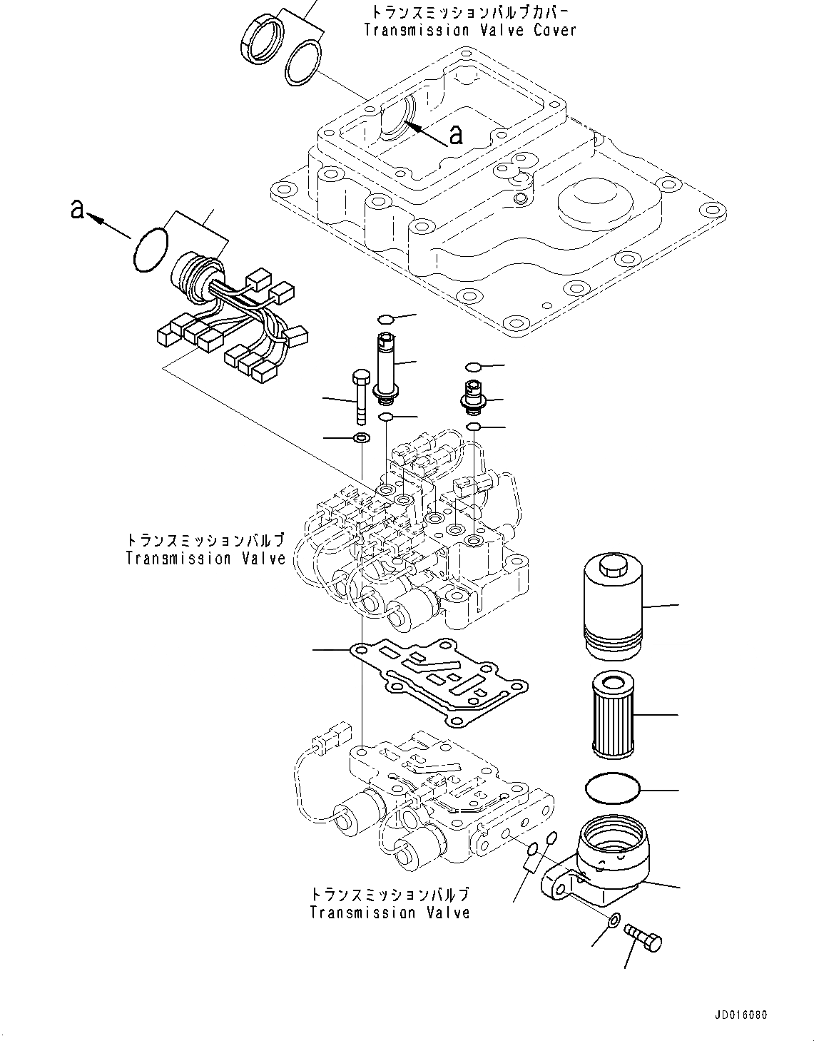 Схема запчастей Komatsu D85EX-15E0 - СИЛОВАЯ ПЕРЕДАЧА, ФИЛЬТР. И ПРОВОДКА (№9-) СИЛОВАЯ ПЕРЕДАЧА, БЕЗ ДВИГАТЕЛЬ С ПОДОГРЕВАТЕЛЬ ХЛАДАГЕНТА