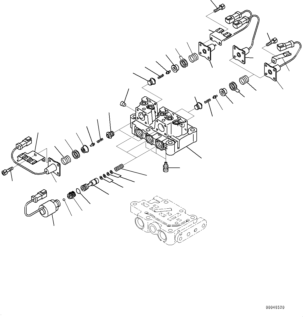Схема запчастей Komatsu D85EX-15E0 - СИЛОВАЯ ПЕРЕДАЧА, ВЕРХНИЙ КЛАПАН (№9-) СИЛОВАЯ ПЕРЕДАЧА, ДЛЯ ДВИГАТЕЛЬ С ПОДОГРЕВАТЕЛЬ ХЛАДАГЕНТА
