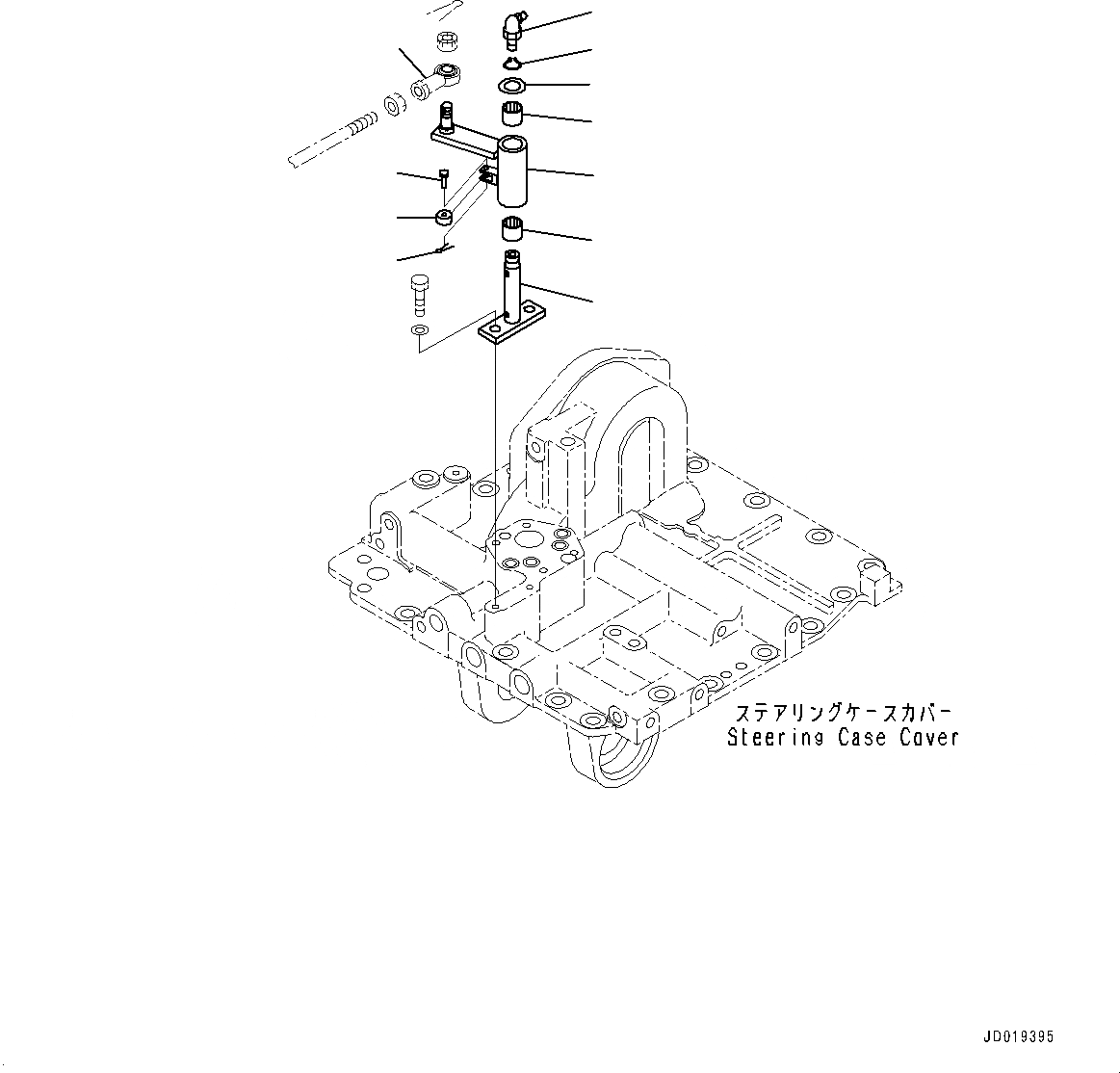 Схема запчастей Komatsu D85EX-15E0 - СИЛОВАЯ ПЕРЕДАЧА, РУЛЕВ. УПРАВЛЕНИЕ КОРПУС КРЫШКАКОМПОНЕНТЫ (№9-) СИЛОВАЯ ПЕРЕДАЧА, ДЛЯ ДВИГАТЕЛЬ С ПОДОГРЕВАТЕЛЬ ХЛАДАГЕНТА