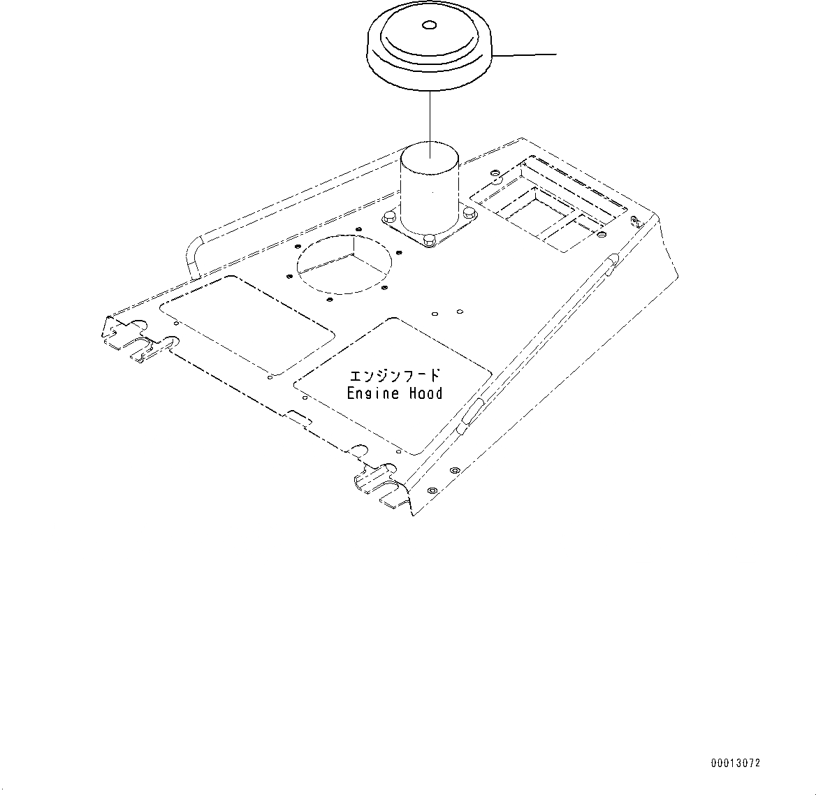 Схема запчастей Komatsu D85EX-15R - ПРЕФИЛЬТР (№-) ПРЕФИЛЬТР