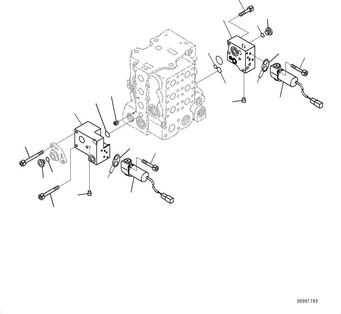 Схема запчастей Komatsu D85EX-15R - КРЫЛО, УПРАВЛЯЮЩ. КЛАПАН (/8) (№-) КРЫЛО, С ВЫСОК. ЕМК. АККУМУЛЯТОР, С КАБИНОЙ