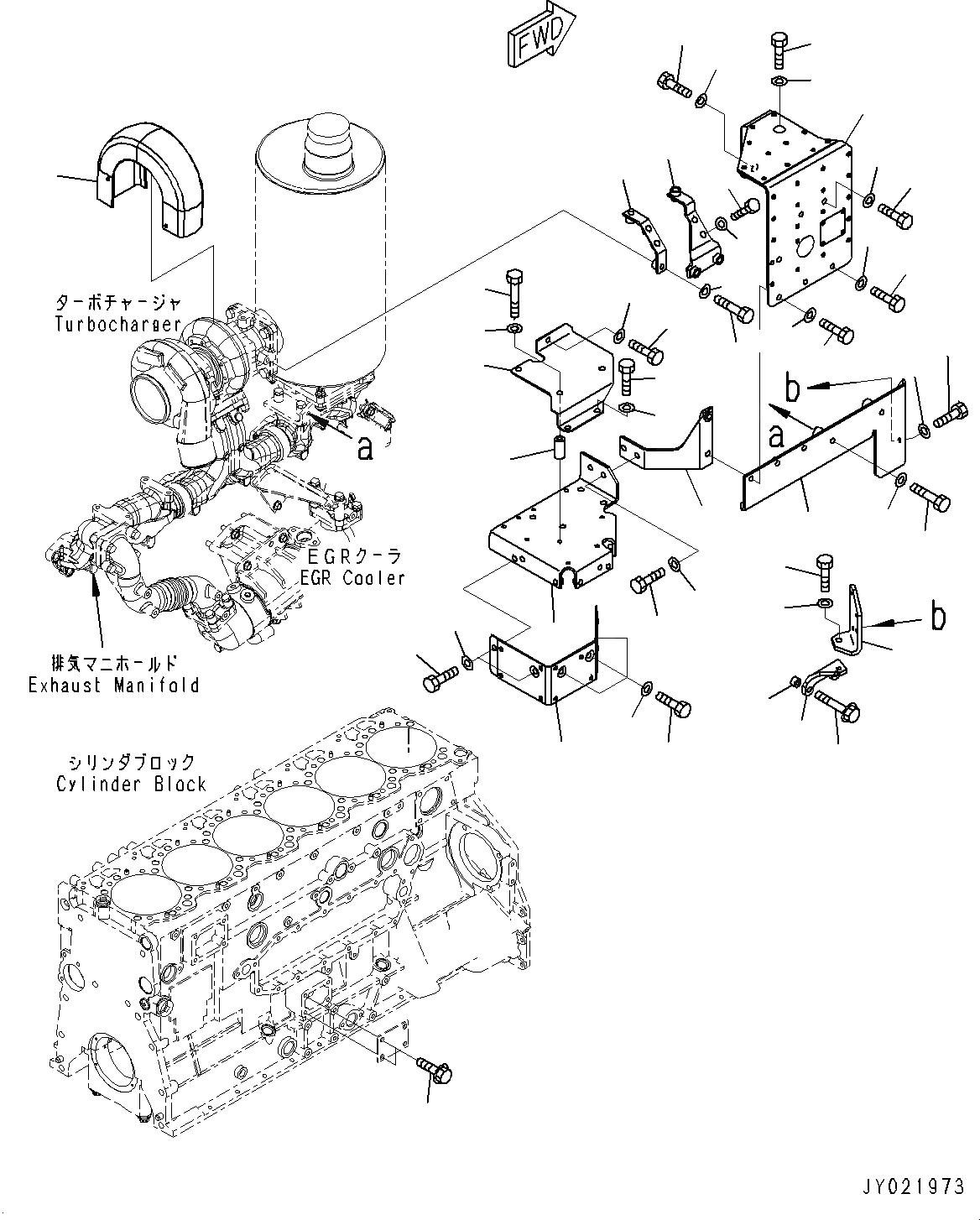 Схема запчастей Komatsu SAA6D125E-5CR - ТЕРМОЗАЩИТА (№89-) ТЕРМОЗАЩИТА, ДЛЯ ЗАПЫЛЕНН. РАЙОНОВ