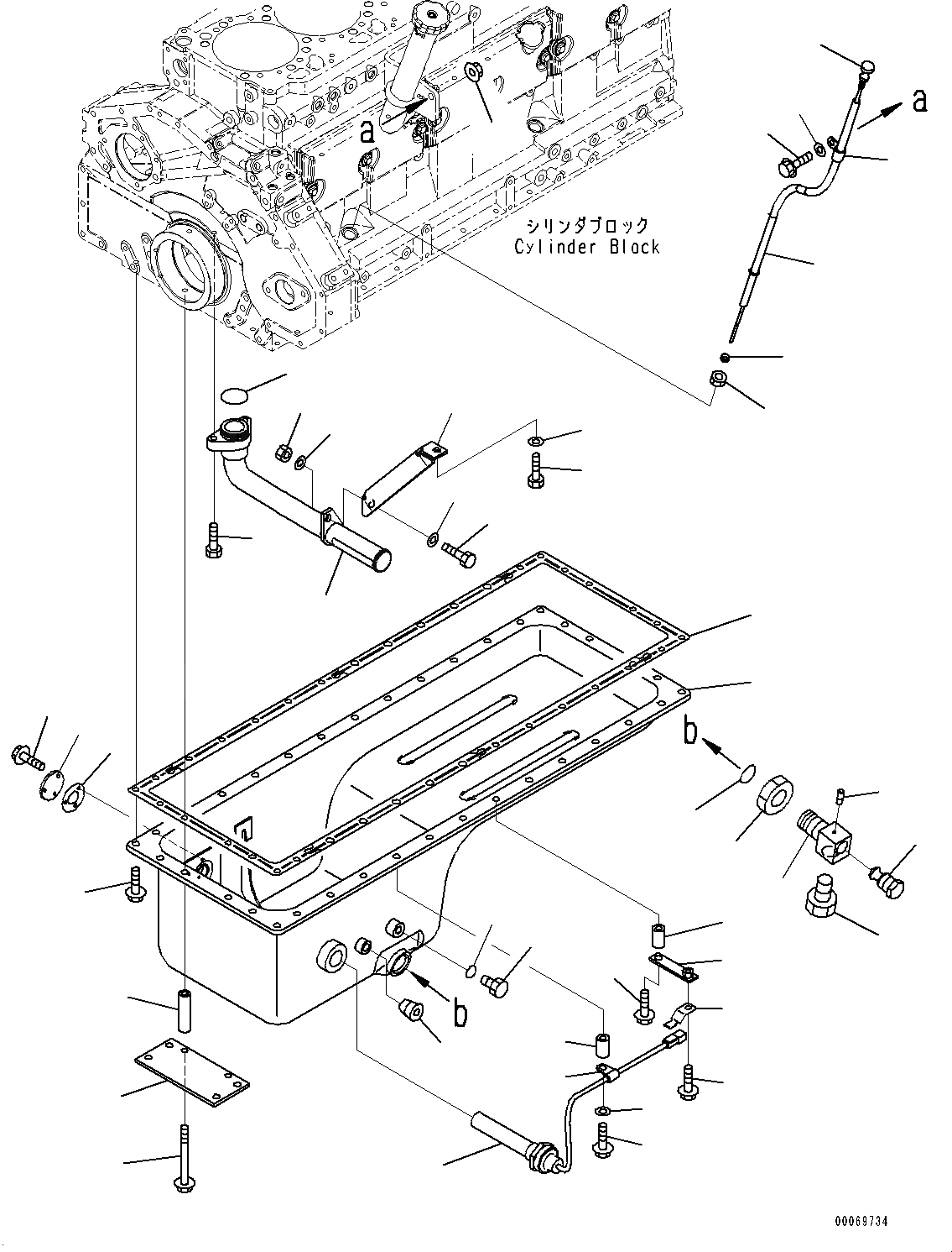 Схема запчастей Komatsu SAA6D125E-5CR - ПОДДОН ДВИГ-ЛЯ (№89-) ПОДДОН ДВИГ-ЛЯ, МОРОЗОУСТОЙЧИВ. СПЕЦИФ-Я (-DEG C)