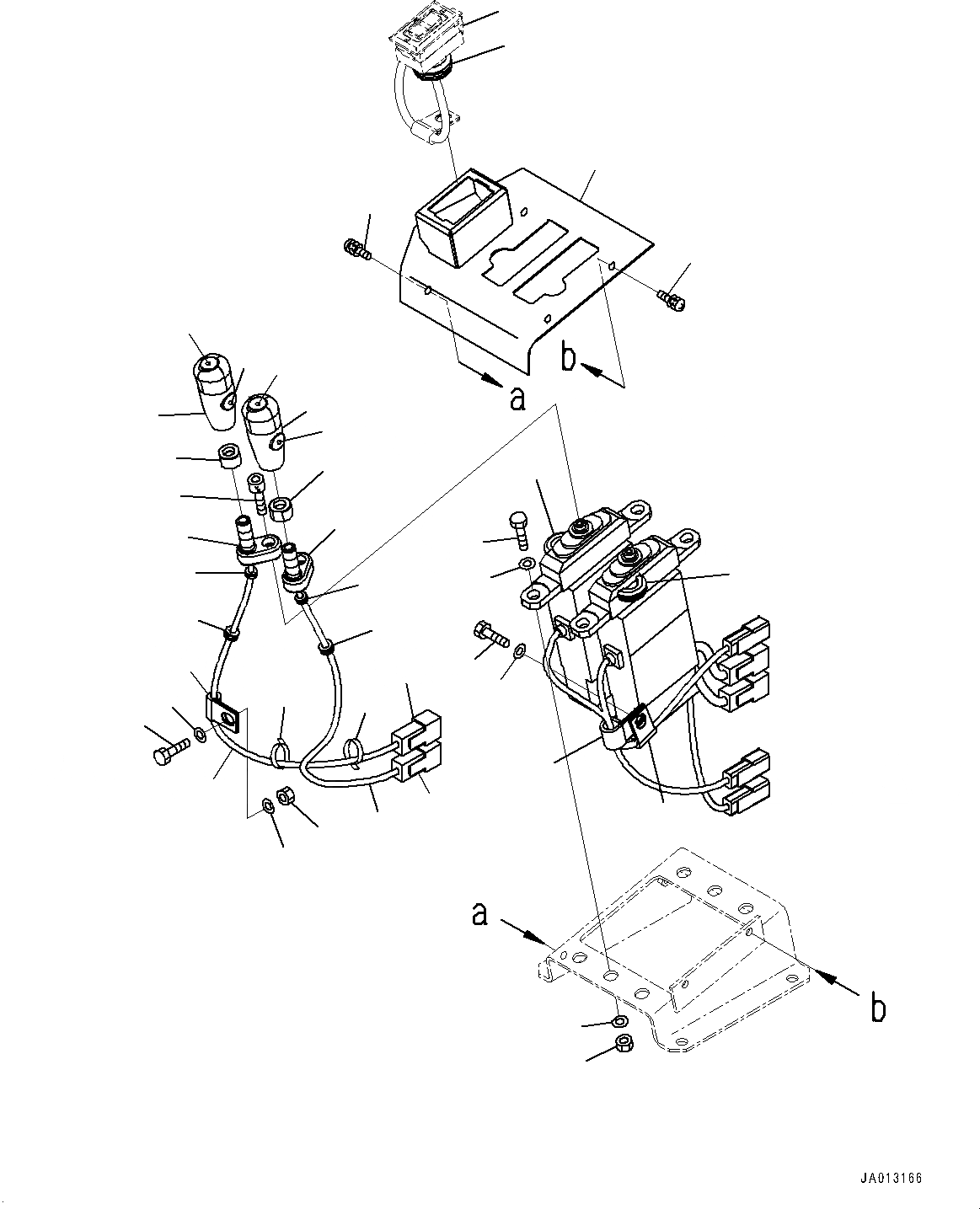 Схема запчастей Komatsu WA500-6 - УПРАВЛЕНИЕ ПОГРУЗКОЙ БЛОК, РЫЧАГ УПРАВЛЕНИЯ РАБОЧИМ ОБОРУДОВАНИЕМ, ПРАВ. (№79-) УПРАВЛЕНИЕ ПОГРУЗКОЙ БЛОК, С 2-Х СЕКЦИОНН. УПРАВЛЯЮЩ. КЛАПАН, ПЕРЕД. РЕВЕРС ПЕРЕКЛЮЧАТЕЛЬ
