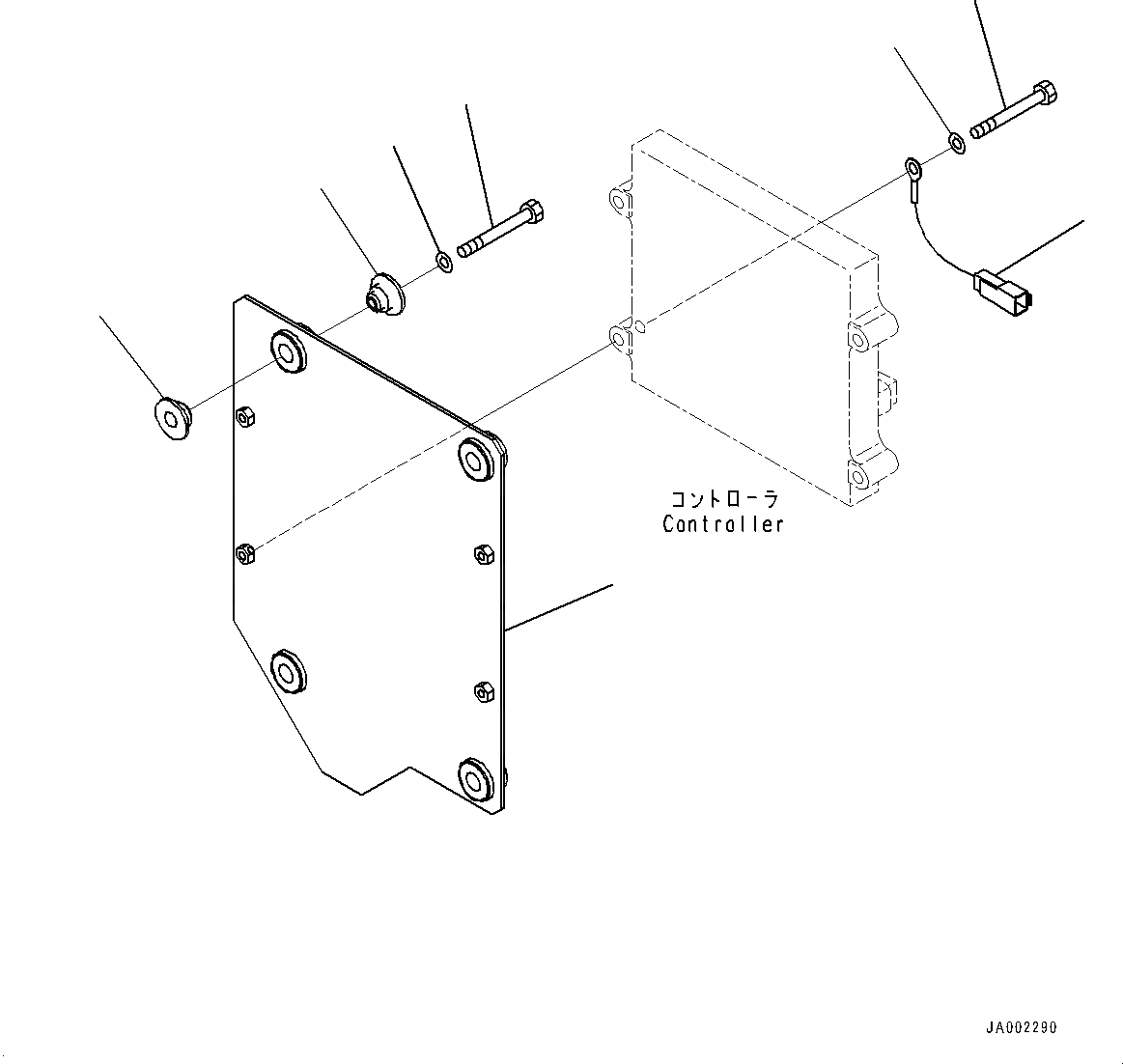 Схема запчастей Komatsu WA150PZ-6 - ДВИГАТЕЛЬ ПРОВОДКА, ПРОВОДКА КРЕПЛЕНИЕ, ДВИГАТЕЛЬ (№8-) ДВИГАТЕЛЬ ПРОВОДКА