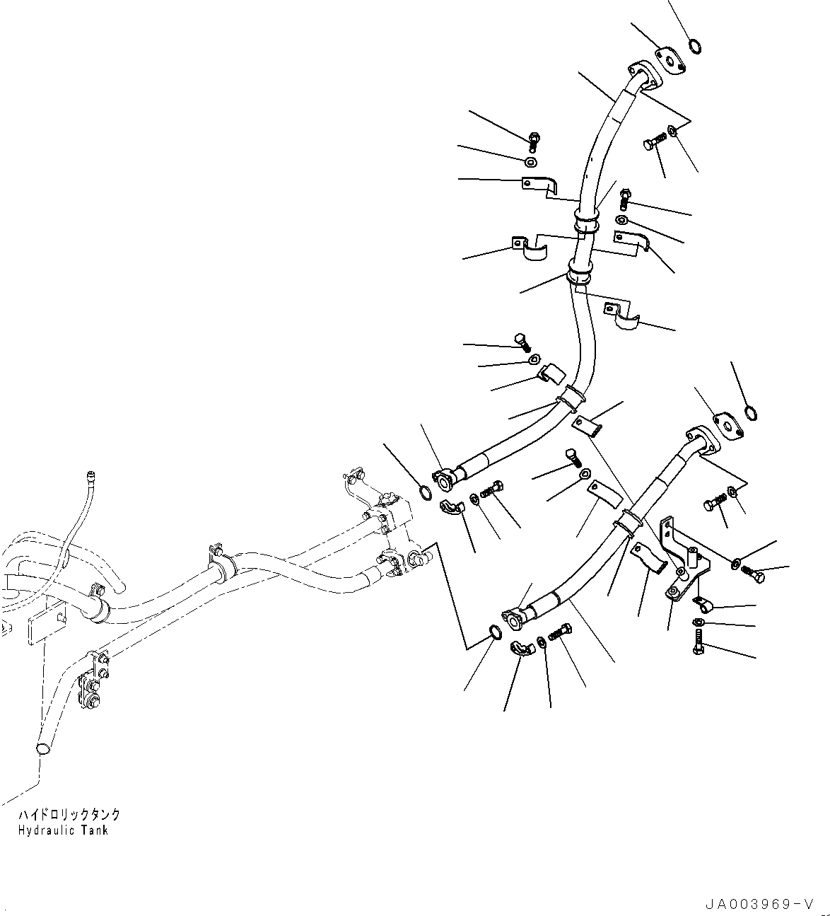 Схема запчастей Komatsu WA150PZ-6 - ГИДРАВЛ УПРАВЛЯЮЩ. КЛАПАН, ВОЗВРАТ. ТРУБЫ, МАСЛООХЛАДИТЕЛЬ (№8-) ГИДРАВЛ УПРАВЛЯЮЩ. КЛАПАН