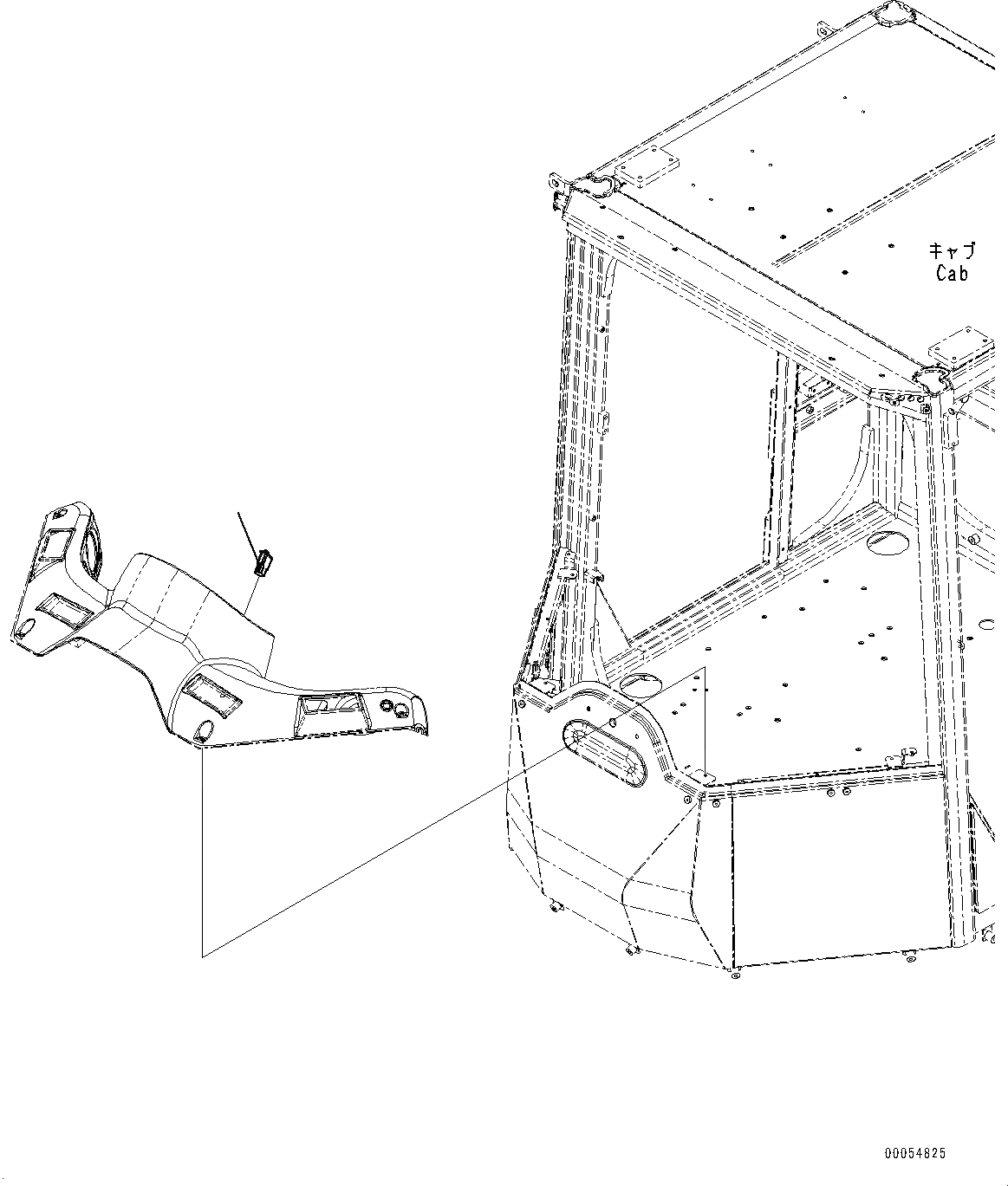 Схема запчастей Komatsu WA500-6 - ПЕРЕКЛЮЧАТЕЛЬ (№79-) ПЕРЕКЛЮЧАТЕЛЬ, С ECSS