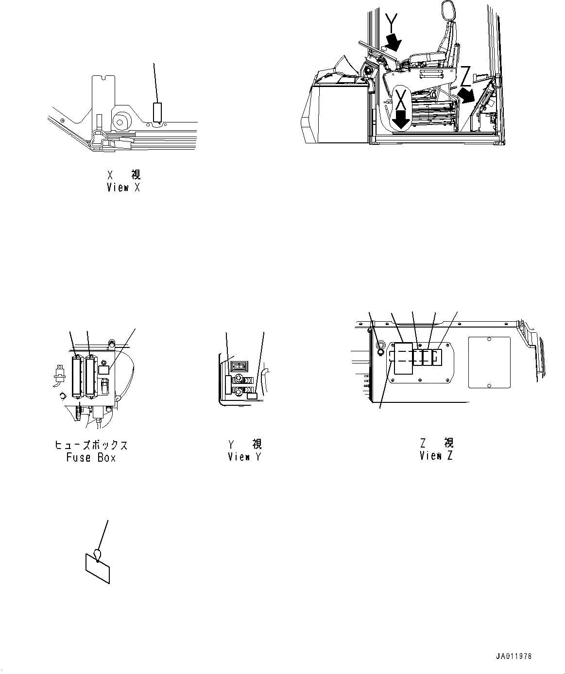 Схема запчастей Komatsu WA500-6 - ПОЛ ТАБЛИЧКИ (№-) ПОЛ ТАБЛИЧКИ, КИТАЙ, ДЛЯ CHINA БЕЗОПАСН. REGULATION
