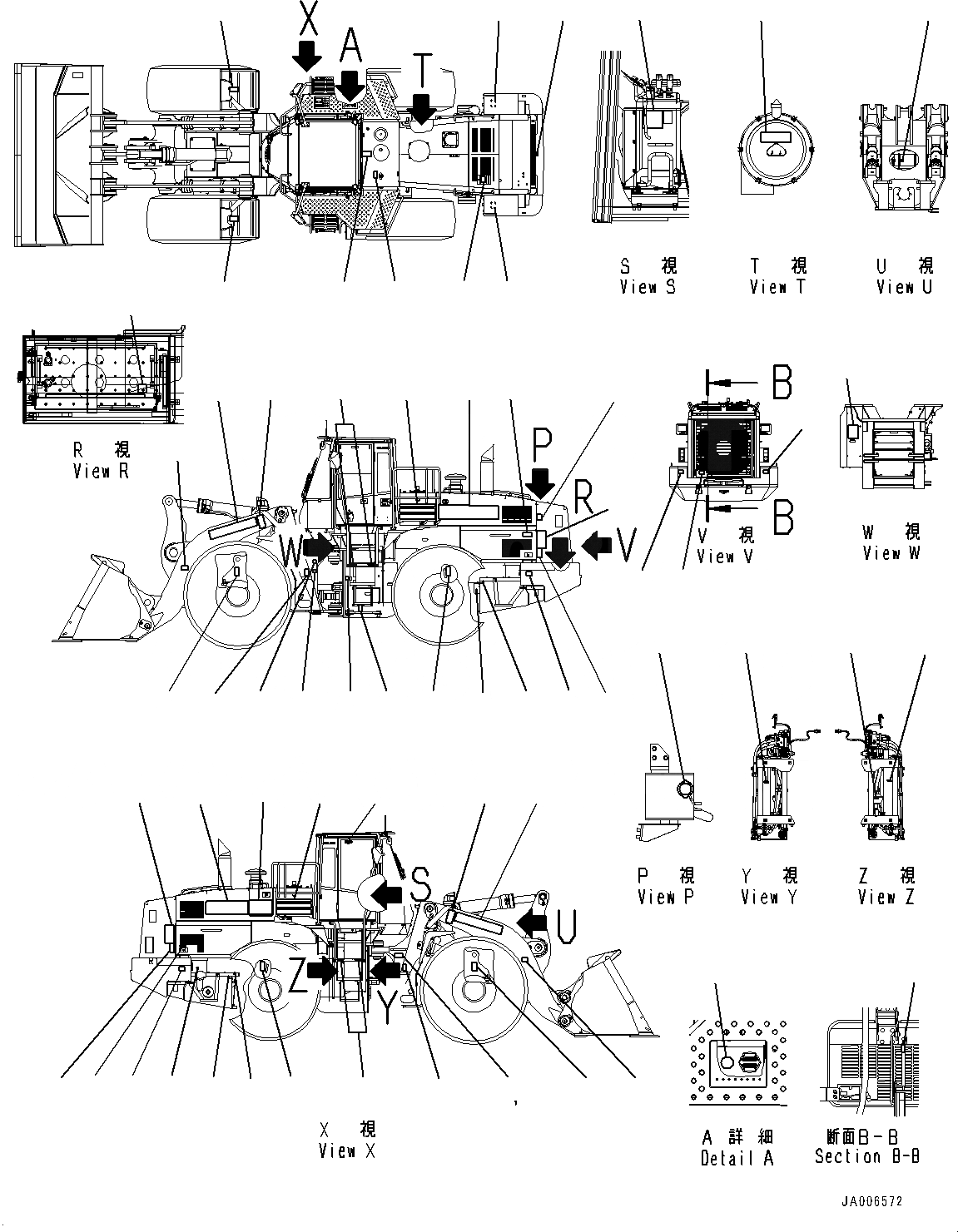 Схема запчастей Komatsu WA500-6 - МАРКИРОВКА (№8-) МАРКИРОВКА, ТУРЦИЯ-АНГЛ., С АККУМУЛЯТОР, ДЛЯ СТРАН ЕС БЕЗОПАСН. REGULATION