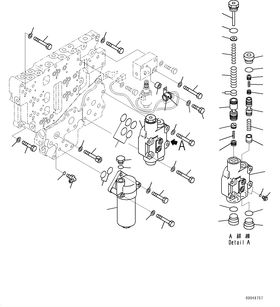 Схема запчастей Komatsu WA500-6 - ГИДРОТРАНСФОРМАТОР И ТРАНСМИССИЯ, РАЗГРУЗ. КЛАПАН (№79-) ГИДРОТРАНСФОРМАТОР И ТРАНСМИССИЯ, БЛОКИР.UP ТИП, БЕЗ ЭКСТРЕНН. РУЛЕВ. УПРАВЛЕНИЕ, АВТОМАТИЧ. УПРАВЛ-Е ТИП