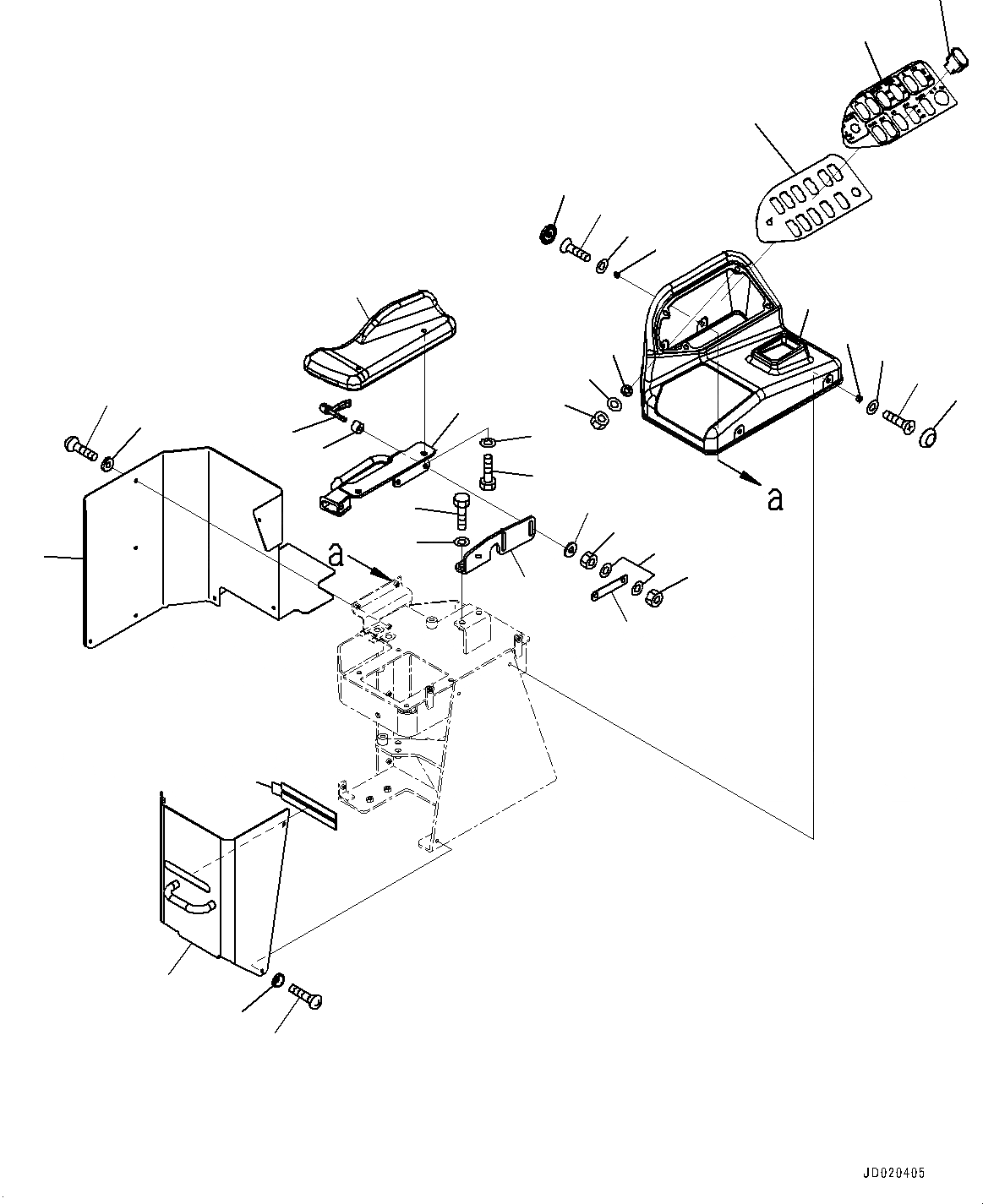Схема запчастей Komatsu WA500-6 - УПРАВЛЕНИЕ ПОГРУЗКОЙ БЛОК, КРЫШКАAND ПОДЛОКОТНИК (№79-) УПРАВЛЕНИЕ ПОГРУЗКОЙ БЛОК, С 2-Х СЕКЦИОНН. УПРАВЛЯЮЩ. КЛАПАН, ГИДРОТРАНСФОРМАТОР, БЛОКИР.UP ТИП, ДЖОЙСТИК СИСТЕМАУПРАВЛЕНИЯ ПОВОРОТОМ, TEXT ТИП ПЛАСТИНА ПЕРЕКЛЮЧАТЕЛ