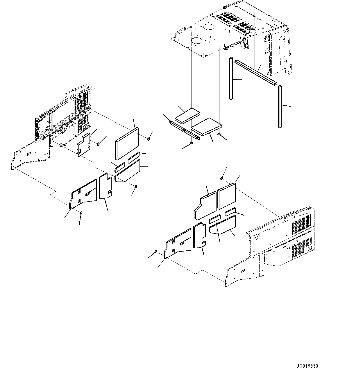 Схема запчастей Komatsu WA500-6 - ДВЕРЦЫ КАПОТА, ЩИТКИ (№79-) ДВЕРЦЫ КАПОТА, С ТОРМОЗ. МАСЛ. СИСТЕМА ОХЛАЖДЕНИЯ, БЕЗ ЭКСТРЕНН. РУЛЕВ. УПРАВЛЕНИЕ, АВТОМАТИЧ. УПРАВЛ-Е ТИП