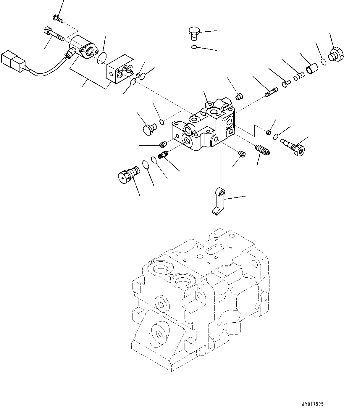 Схема запчастей Komatsu WA500-6R - ГИДР. НАСОС., НАСОС ВЕНТИЛЯТОРА (/) (№-) ГИДР. НАСОС., БЕЗ ТОРМОЗ. МАСЛ. СИСТЕМА ОХЛАЖДЕНИЯ