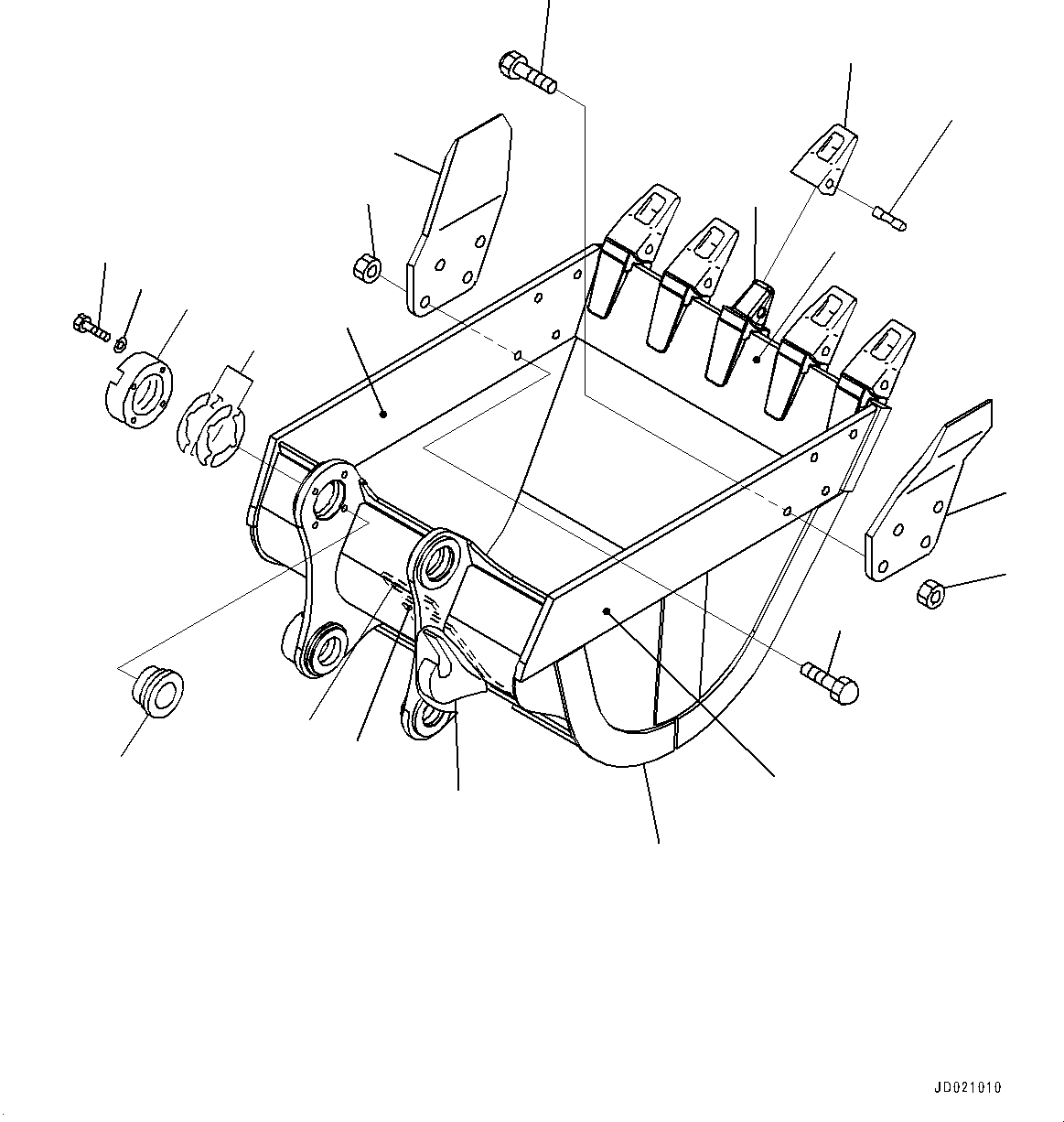 Схема запчастей Komatsu PC200-8 - КОВШ (№-) КОВШ, .8M, УСИЛЕНН., MM ШИР., ГОРИЗОНТАЛЬН. ПАЛЕЦ, БОКОРЕЗЫ, КРЮК, ПОДЪЕМ КРЮК