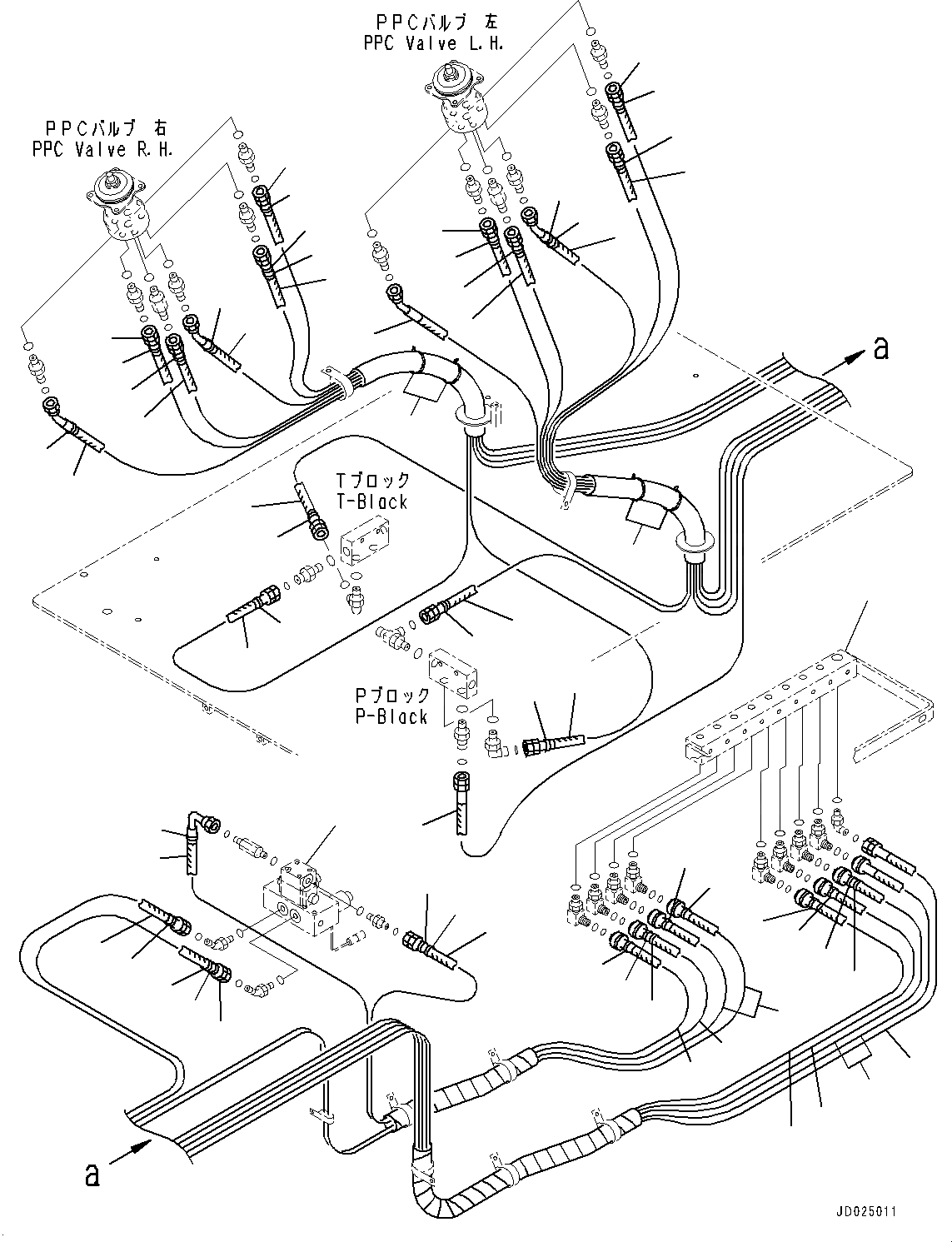 Схема запчастей Komatsu PC1250LC-8 - ОСНОВН. КОНСТРУКЦИЯ, PPC ШЛАНГИ (/) (№8-) ОСНОВН. КОНСТРУКЦИЯ, С AM-FM РАДИО ДЛЯ СЕВ. АМЕРИКИ, VOLT POWER ВЫПУСКН., VHMS