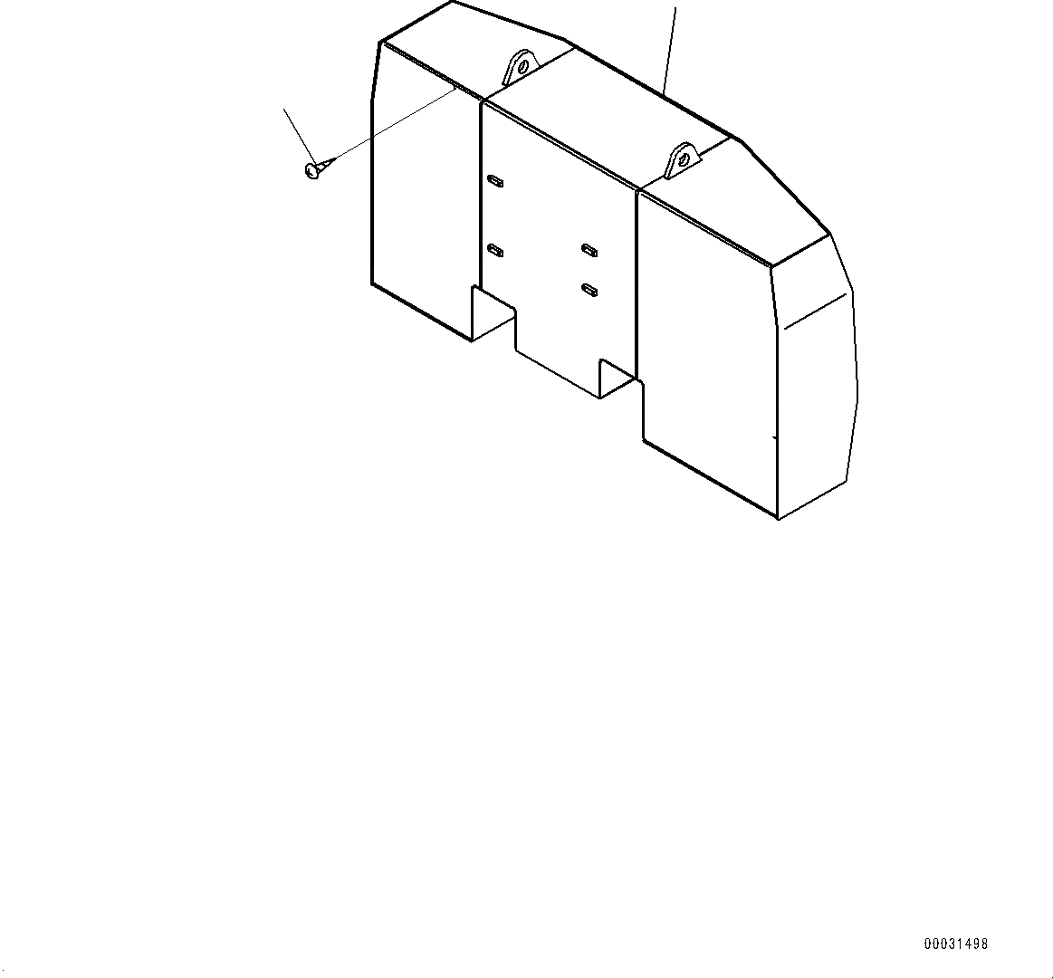 Схема запчастей Komatsu PC1250LC-8 - ПРОТИВОВЕС (№8-8) ПРОТИВОВЕС