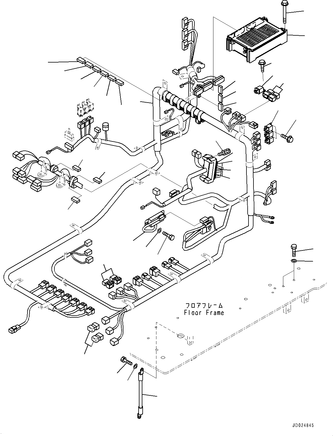 Схема запчастей Komatsu PC1250-8 - ОСНОВН. КОНСТРУКЦИЯ, ЭЛЕКТРИЧ. ЧАСТИ (№8-) ОСНОВН. КОНСТРУКЦИЯ, С КОРОТК. РЫЧАГ, ЕС, VOLT POWER ВЫПУСКН., VHMS