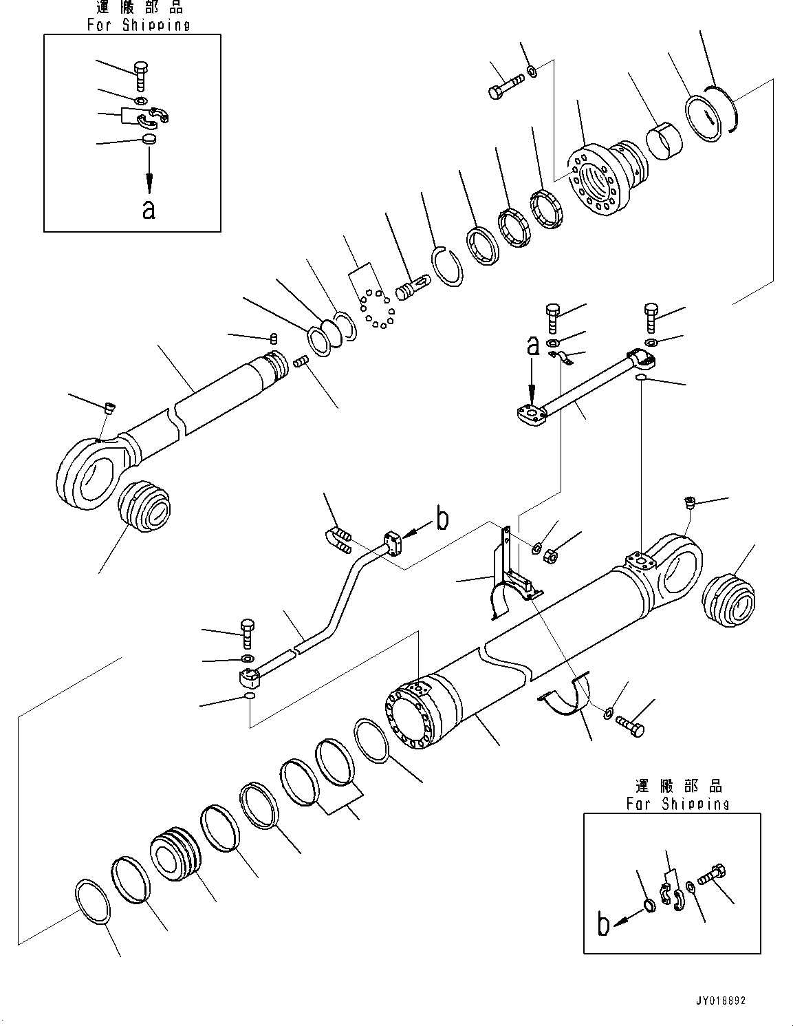 Схема запчастей Komatsu PC1250-8 - РАБОЧЕЕ ОБОРУДОВАНИЕ, ЦИЛИНДР РУКОЯТИ, ПРАВ. (№8-) РАБОЧЕЕ ОБОРУДОВАНИЕ, ДЛЯ ПРЯМАЯ ЛОПАТА CONFIGURATION