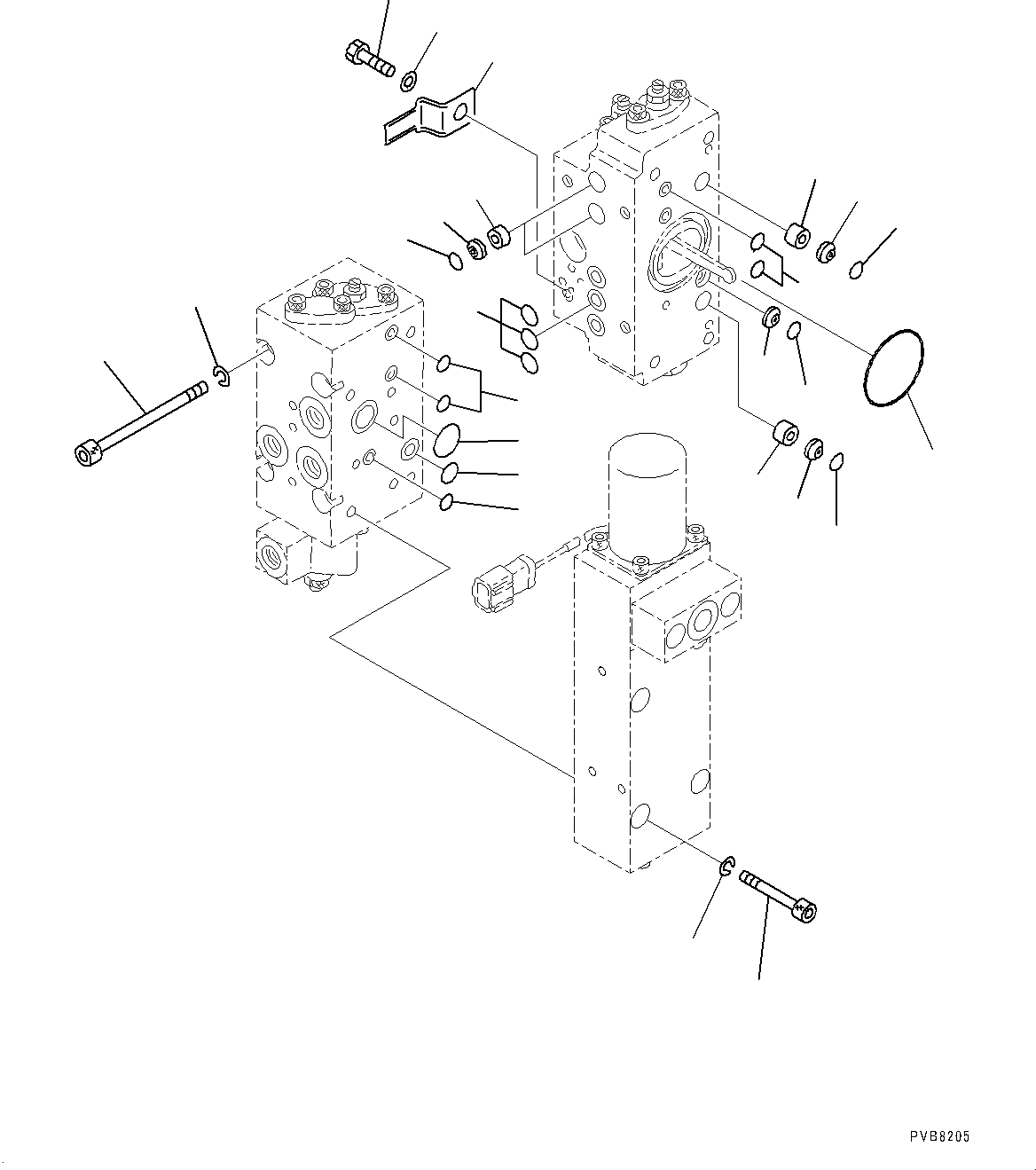 Схема запчастей Komatsu PC1250SP-8 - NO. НАСОС, ВНУТР. ЧАСТИ (/) (№8-) NO. НАСОС