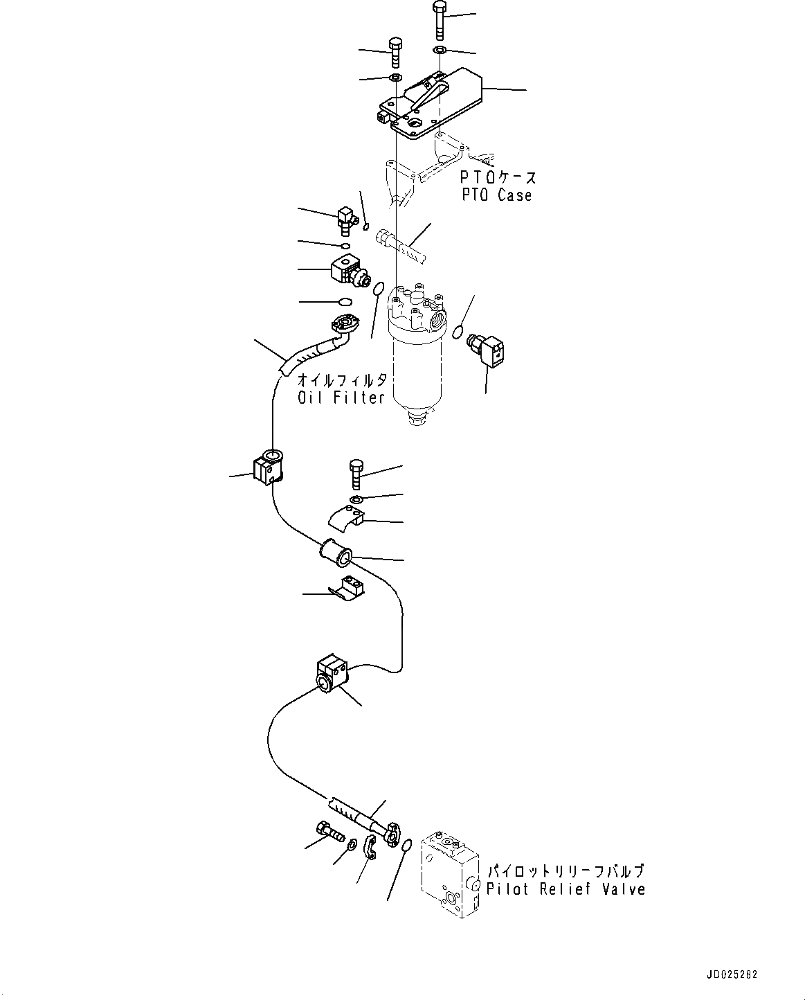 Схема запчастей Komatsu PC1250SP-8 - ПРОПОРЦИОНАЛЬН. PRESSURE УПРАВЛ-Е (PPC) НАСОС ТРУБЫ, КОМПОНЕНТЫ (№9-) ПРОПОРЦИОНАЛЬН. PRESSURE УПРАВЛ-Е (PPC) НАСОС ТРУБЫ