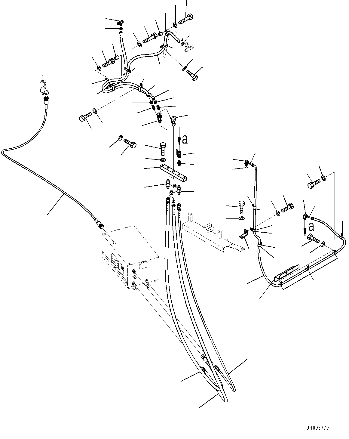 Схема запчастей Komatsu PC1250SP-8 - ПОДОГРЕВАТЕЛЬ ХЛАДАГЕНТА, ПОДОГРЕВАТЕЛЬ ХЛАДАГЕНТА ПРОВОДКА (/) (№8-8) ПОДОГРЕВАТЕЛЬ ХЛАДАГЕНТА