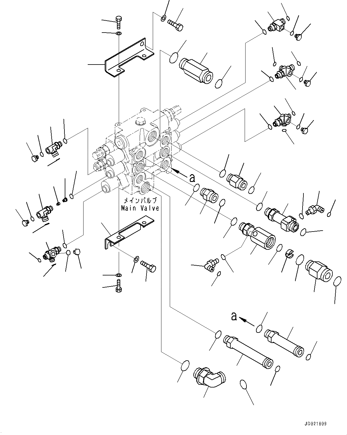 Схема запчастей Komatsu WA250PZ-6 - УПРАВЛЯЮЩ. КЛАПАН, УПРАВЛЯЮЩ. КЛАПАН КОМПОНЕНТЫ (№77-) УПРАВЛЯЮЩ. КЛАПАН, С ПРЕДОТВРАЩЕНИЕМ СМЕЩЕНИЯ КЛАПАН